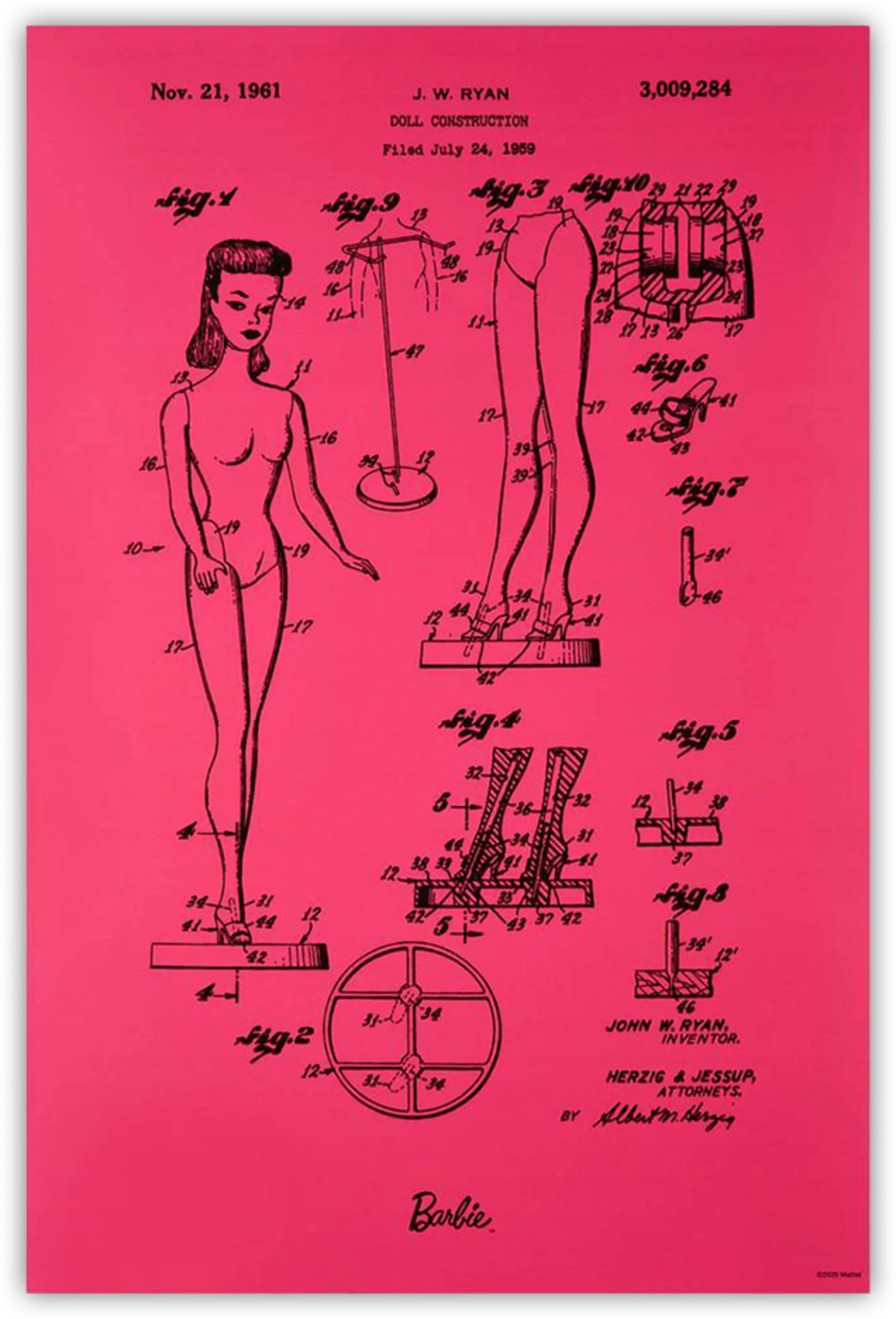 Art of Engineering Barbie® Print - Image 3