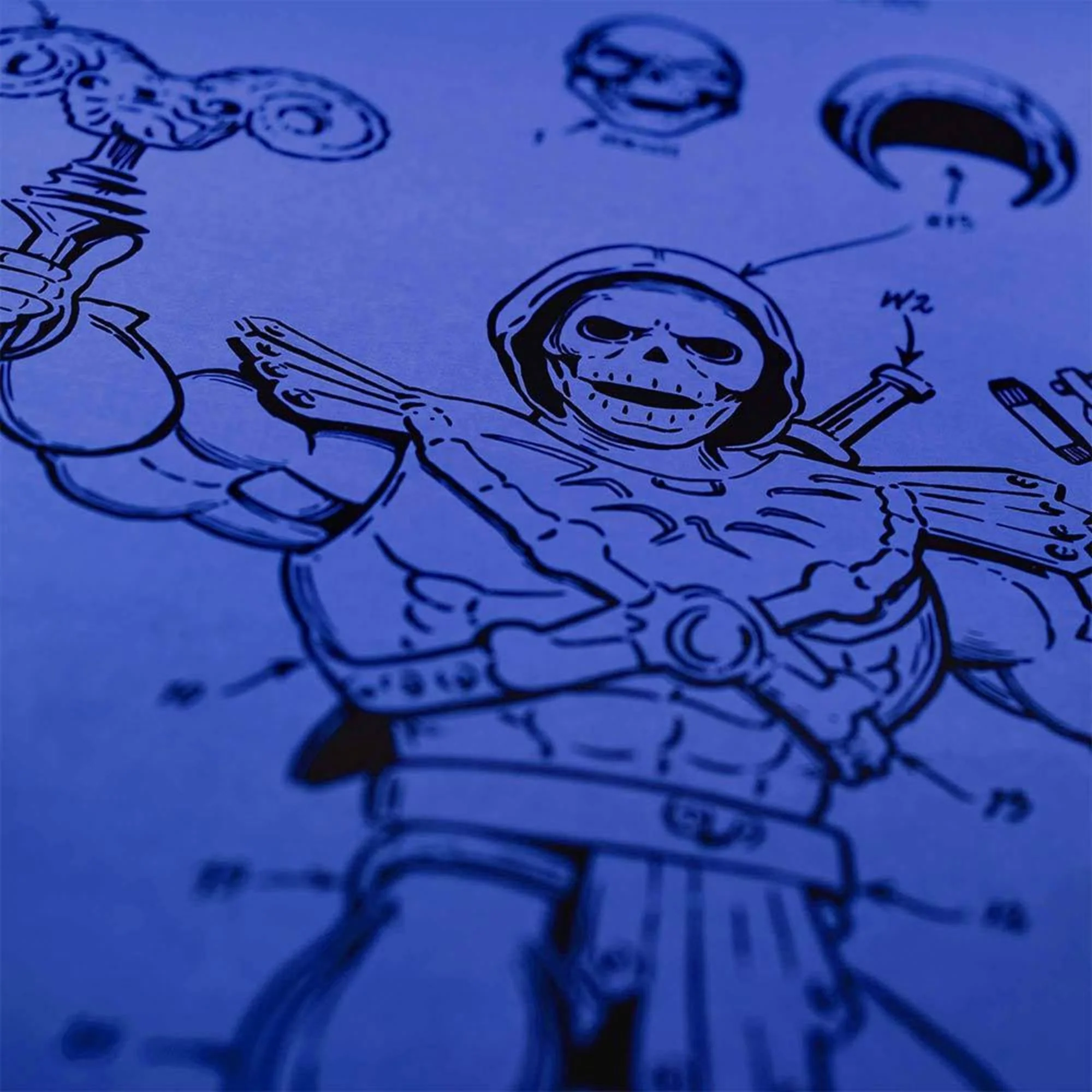 Art of Engineering Skeletor Print - Image 3