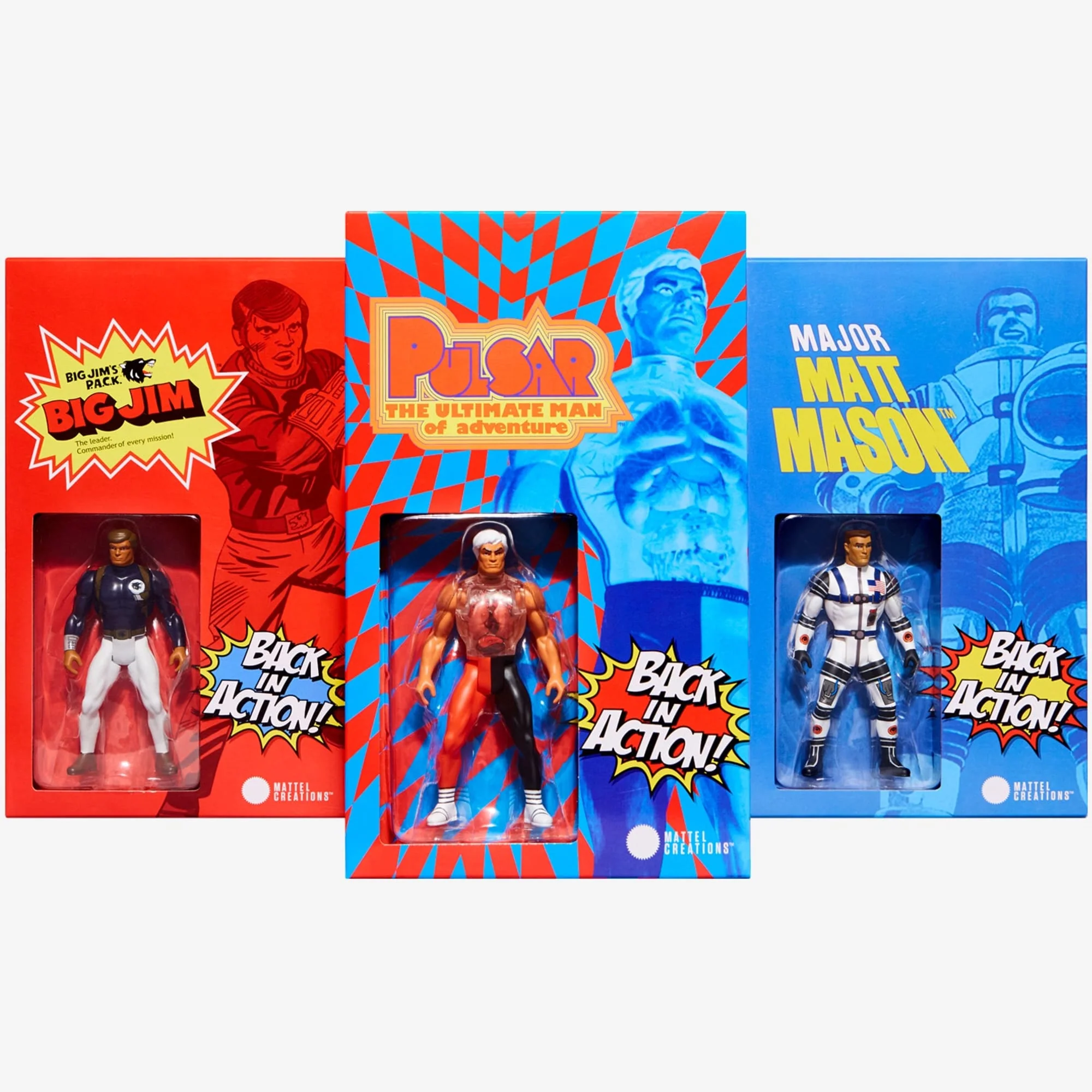 Back in Action! Major Matt Mason Big Jim & Pulsar Figures - Image 2