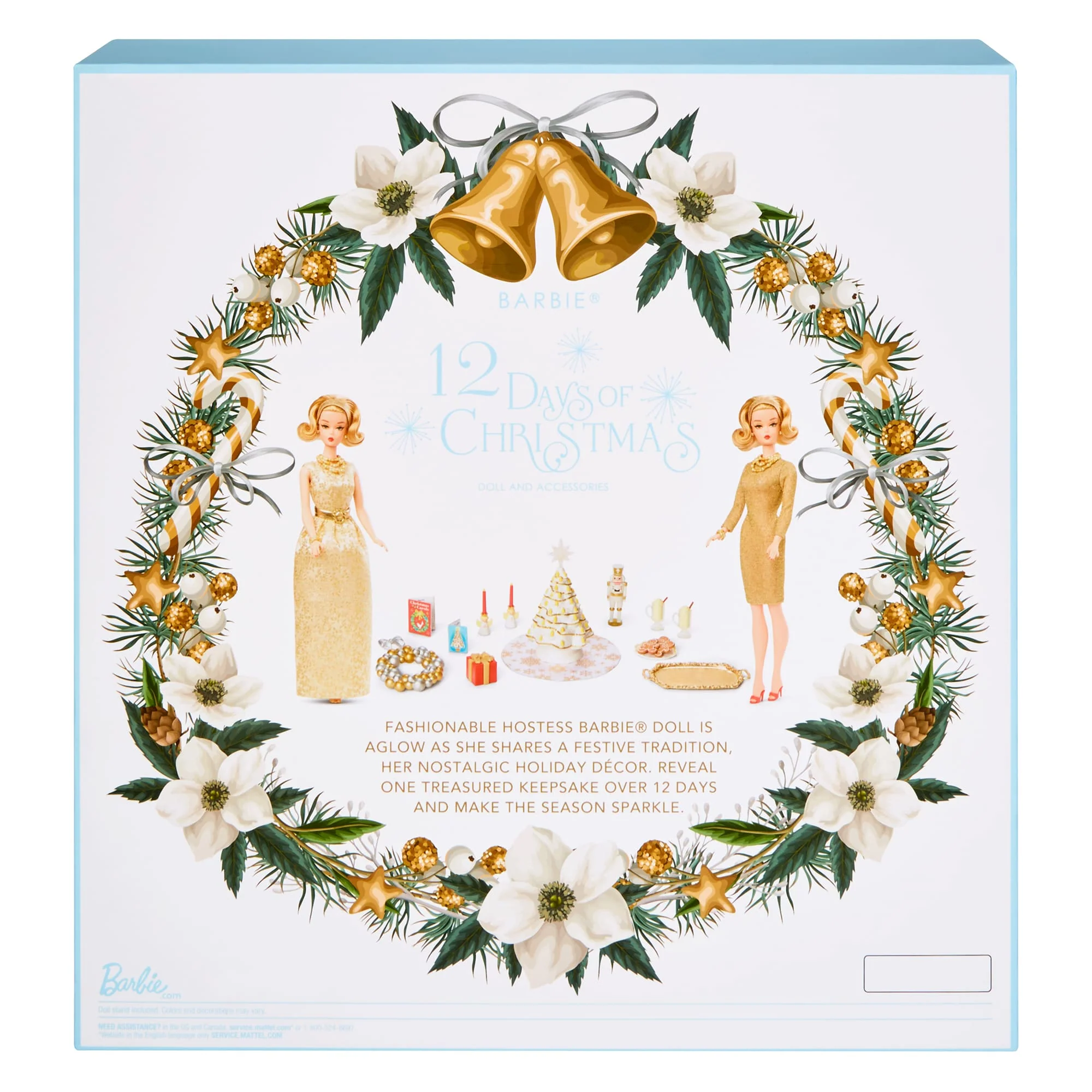 12 Days of Christmas Barbie Doll and Accessories - Image 25