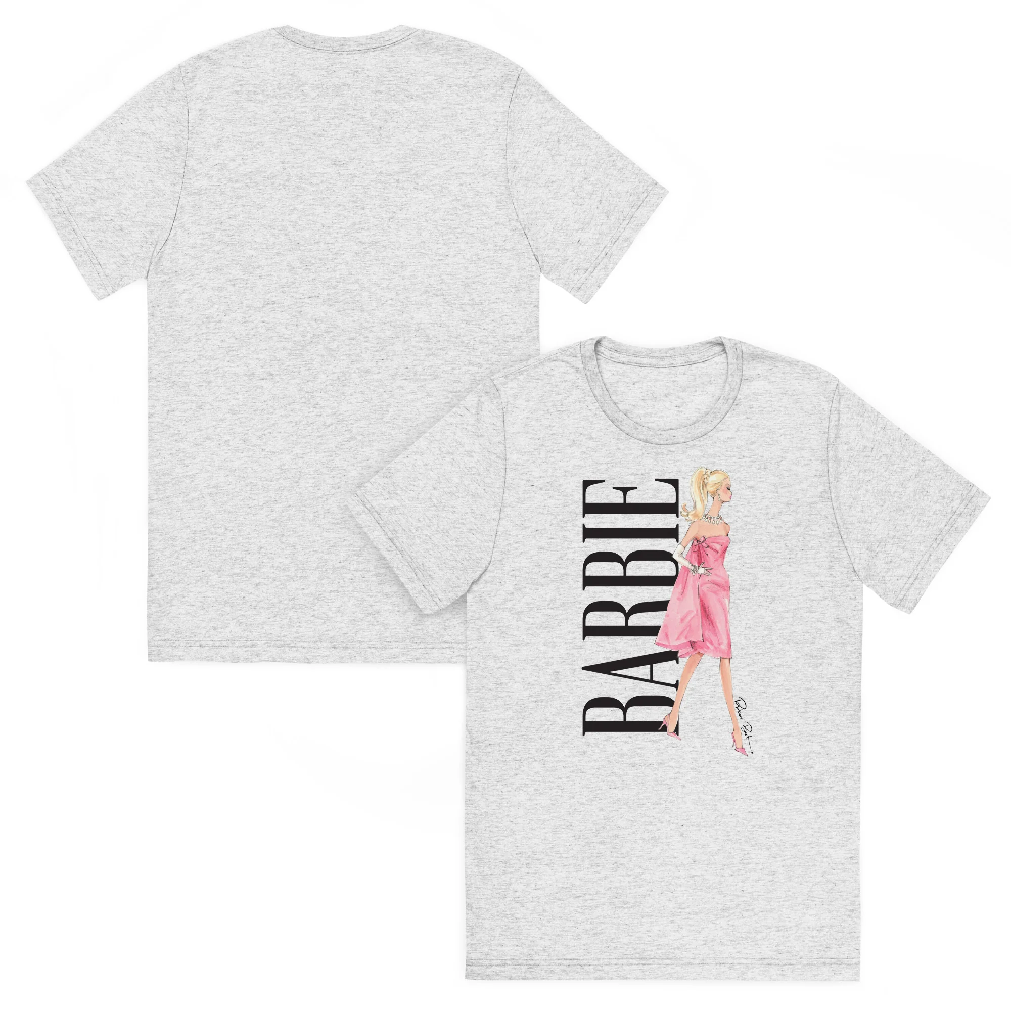 Barbie Artist Series Robert Best Grey T-shirt - Image 5