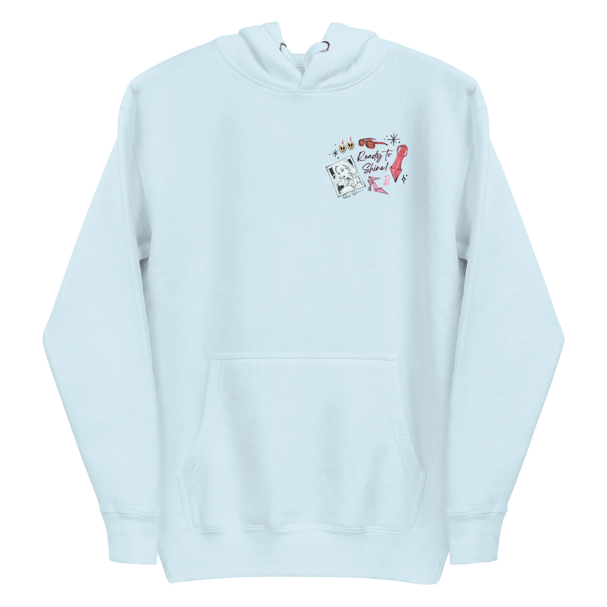 Barbie Artist Series Robert Best Light Blue Hoodie - Image 4