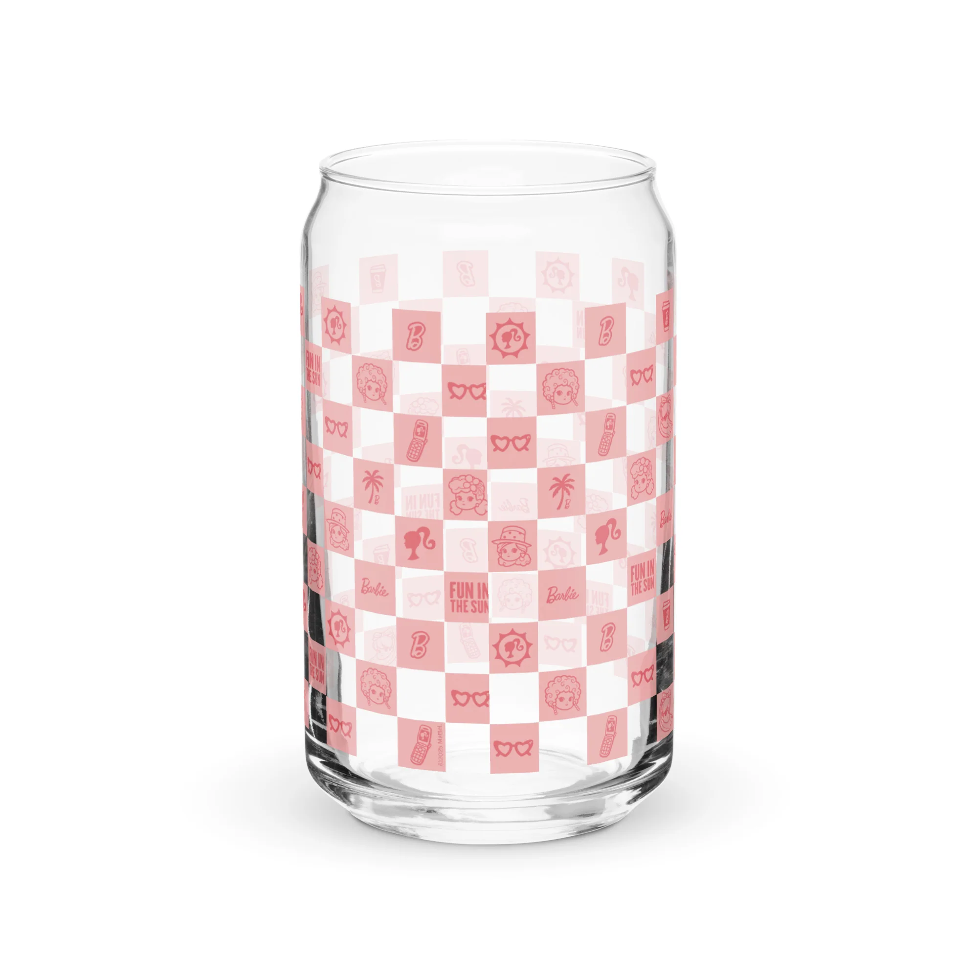 Barbie Checkerboard Icons Cutie Clear Glass - Image 2