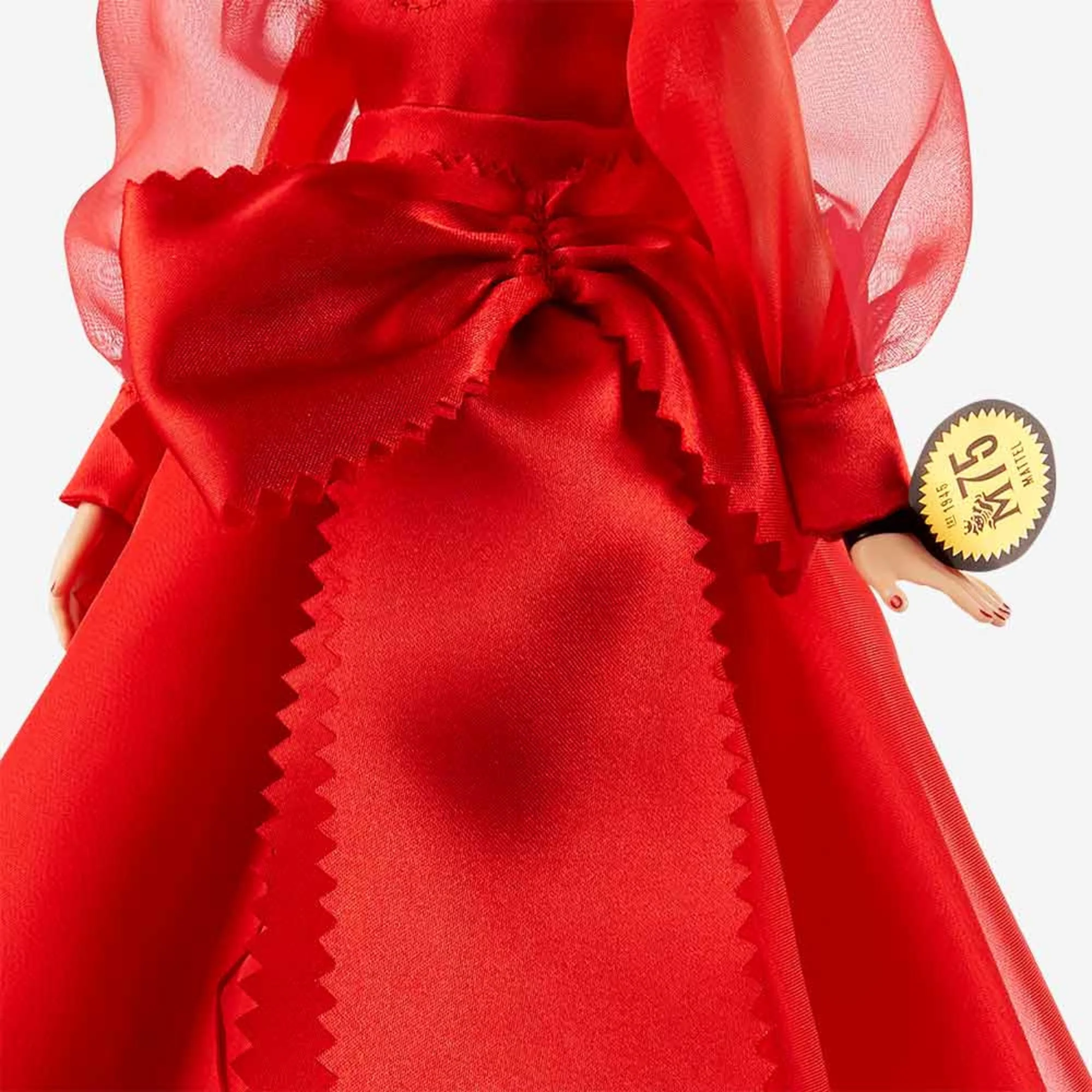 Barbie Collector Mattel 75th Anniversary Doll (12-in Blonde) in Red Gown - Image 5