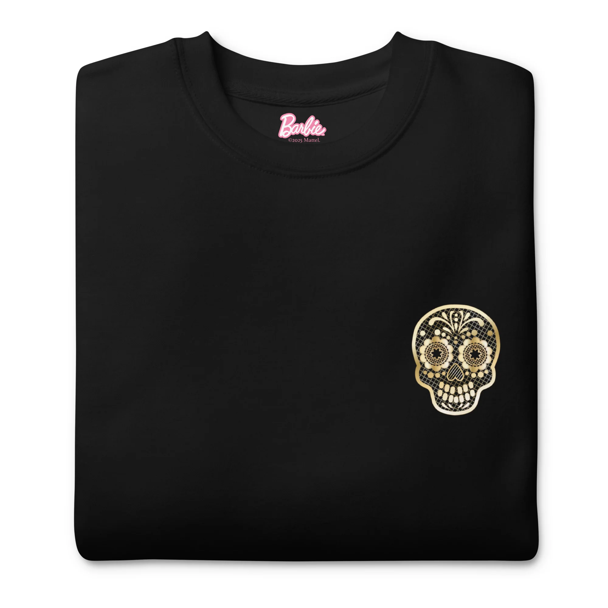 Barbie Día de Muertos Floral Black Sweatshirt - Image 3