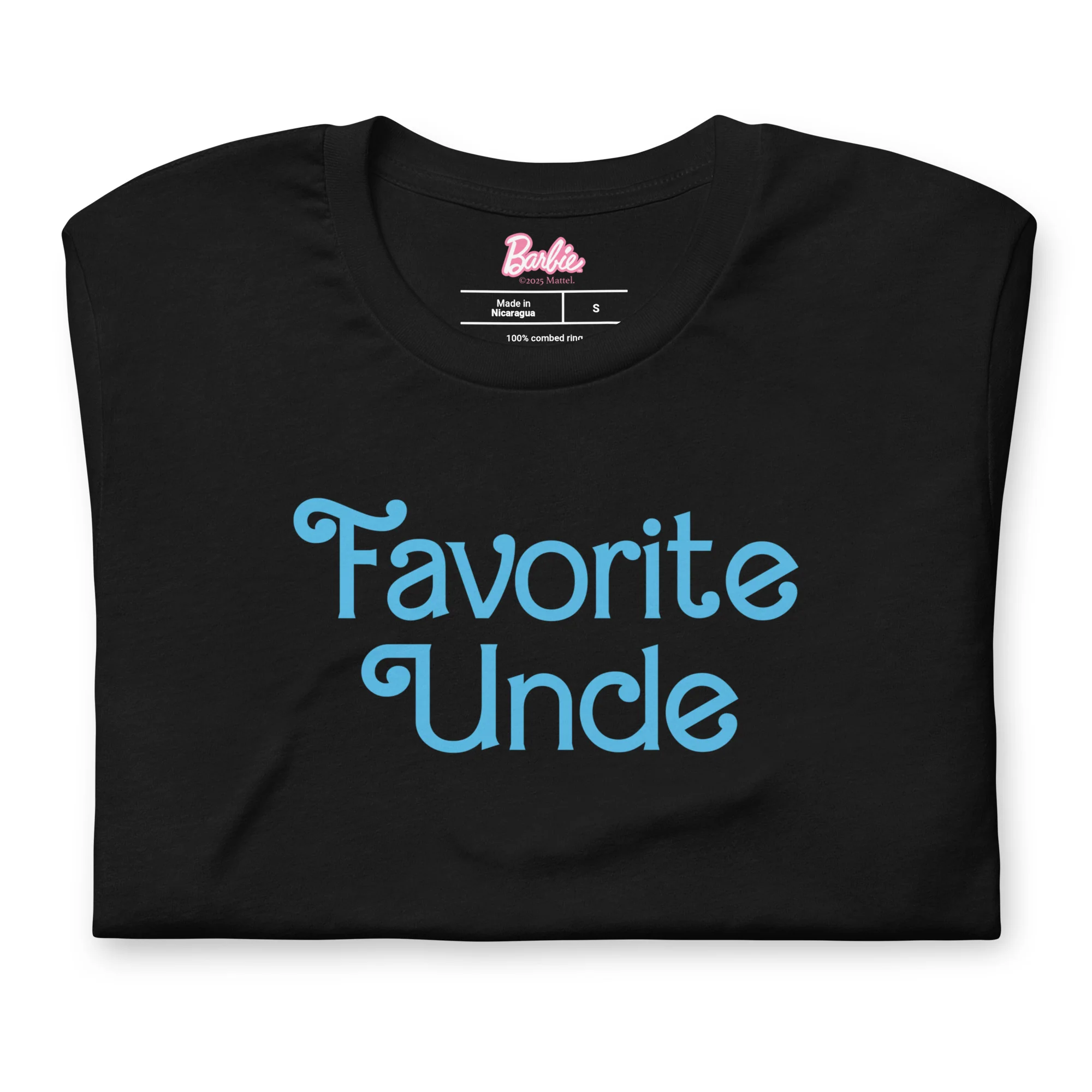 Barbie Favorite Uncle Ken Black T-Shirt - Image 5