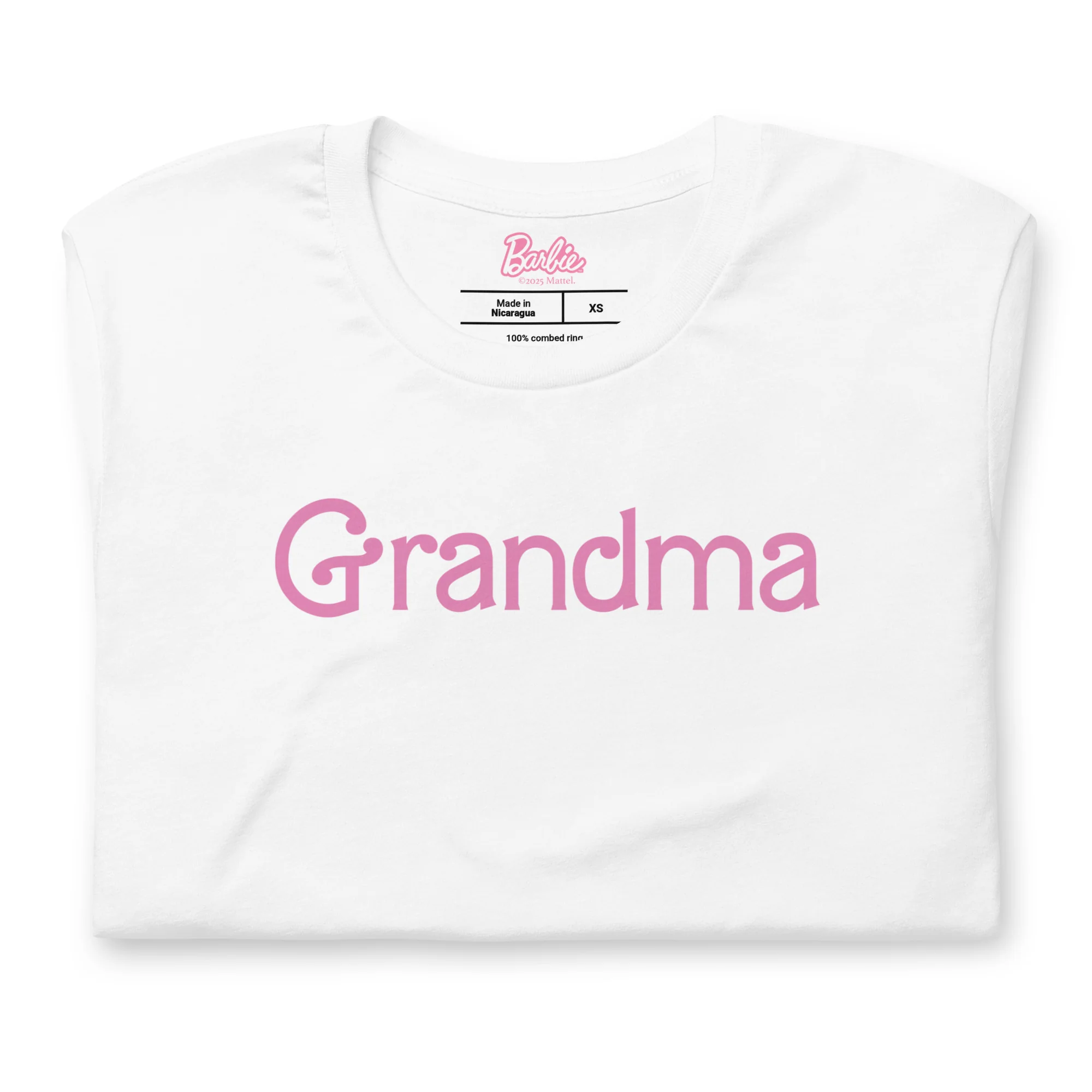 Barbie Grandma White T-Shirt - Image 4
