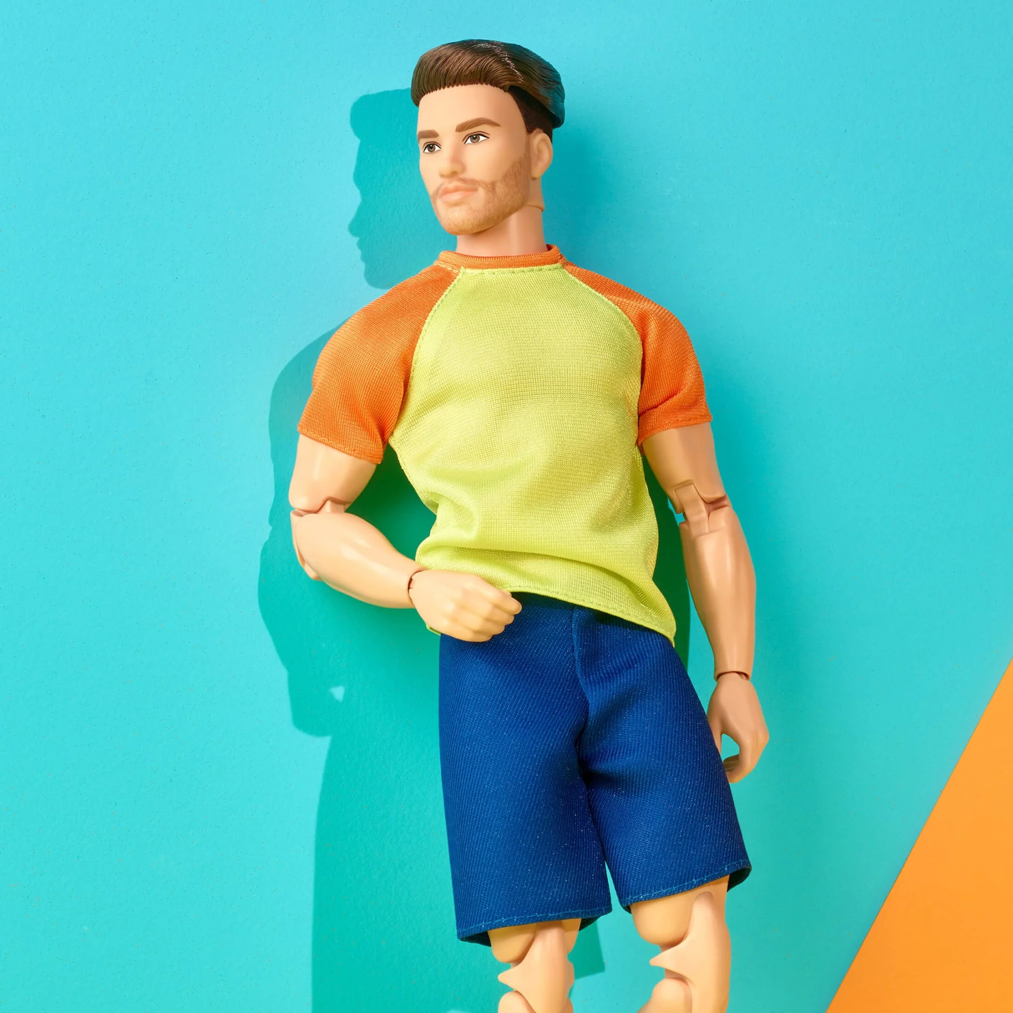 Barbie Looks Ken Doll (Buff Body, Curly Brunette Hair) - Image 10