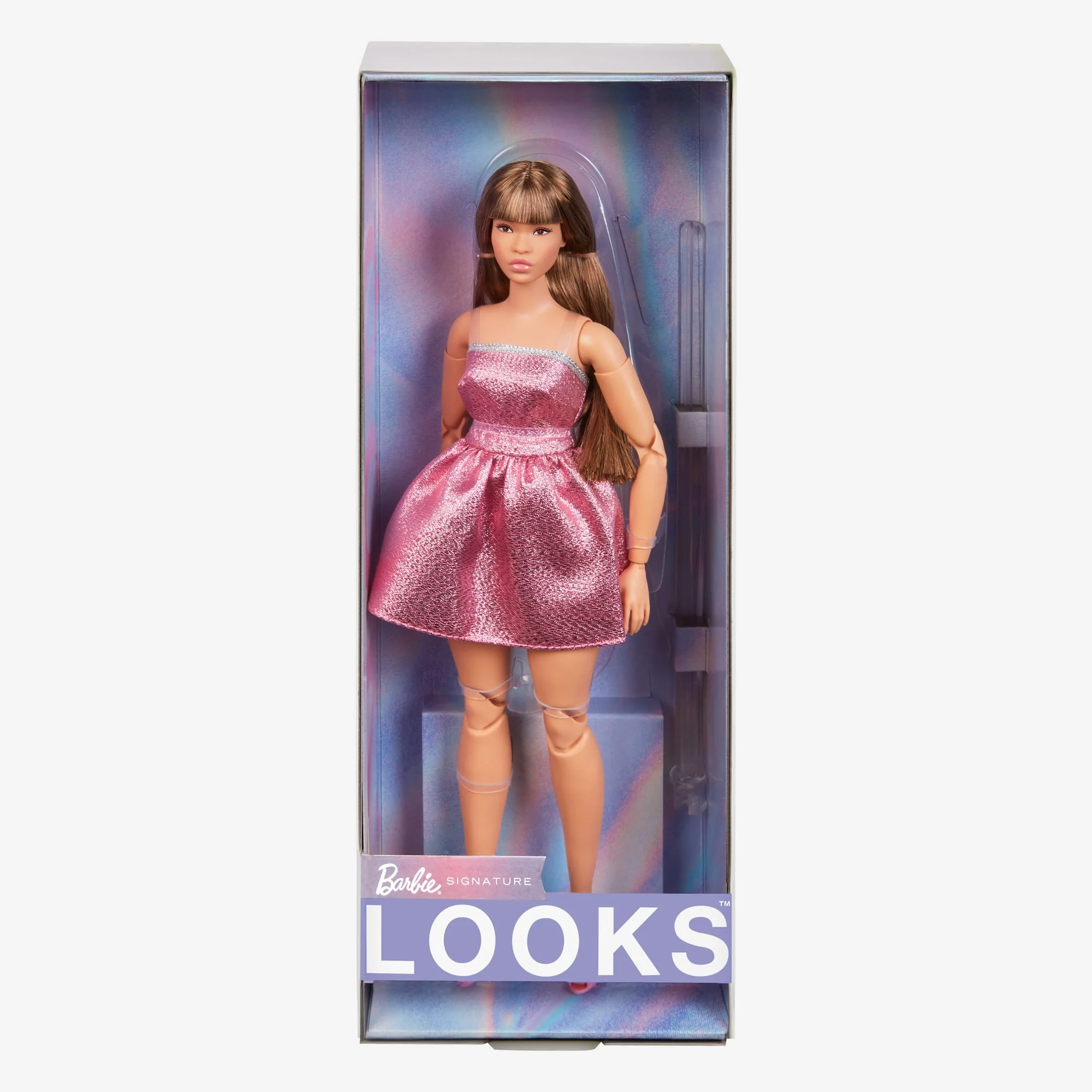 Barbie Looks Doll #24 (Curvy, Long Brown Hair) - Image 12