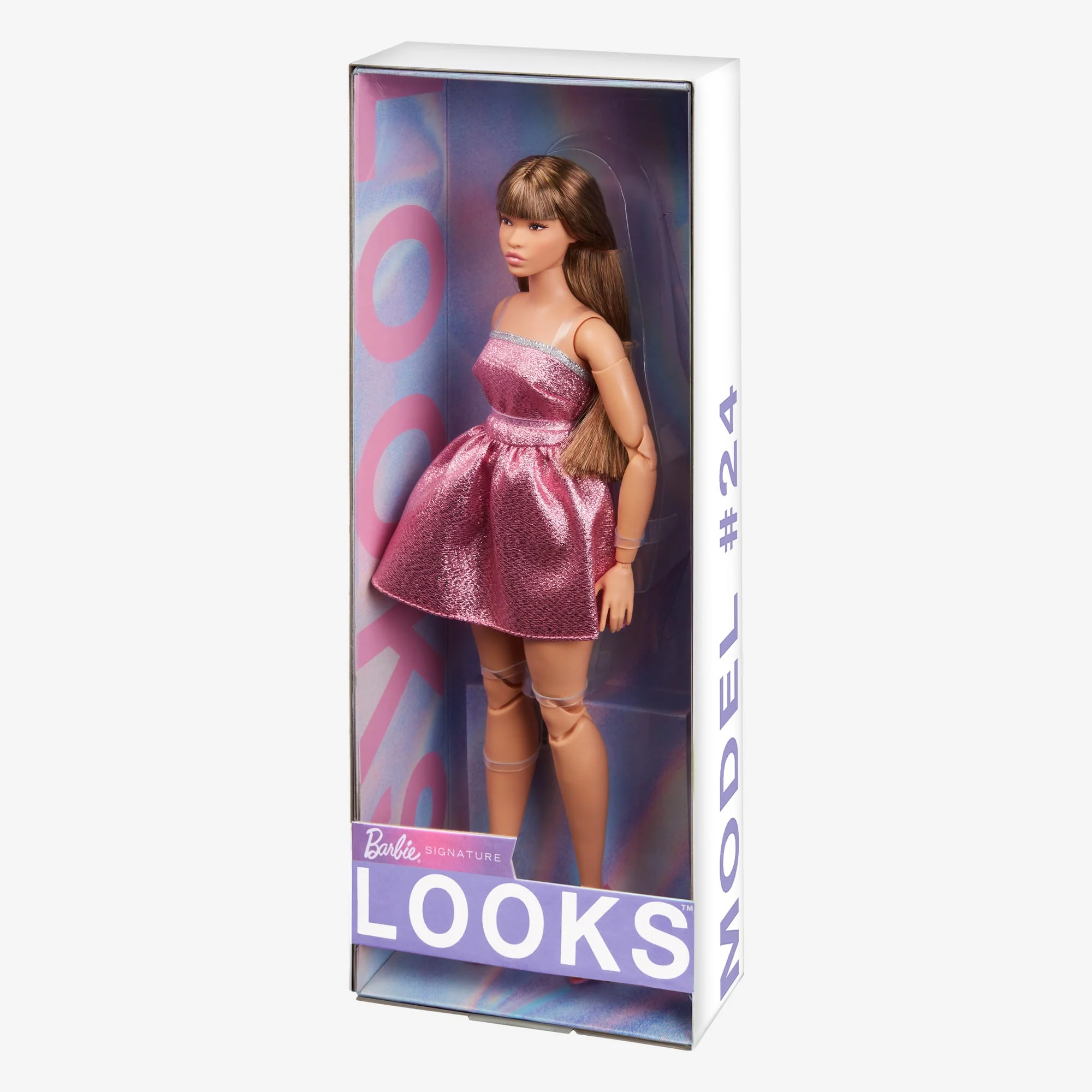 Barbie Looks Doll #24 (Curvy, Long Brown Hair) - Image 14