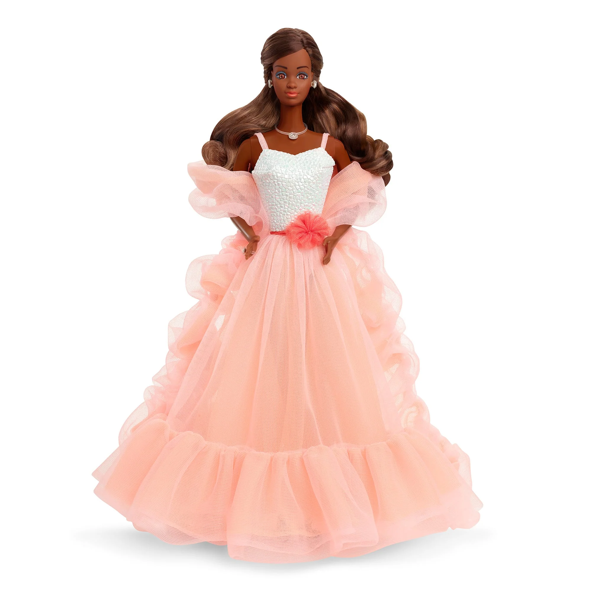 Peaches ‘n Cream Barbie Doll, Brown Hair - Image 12