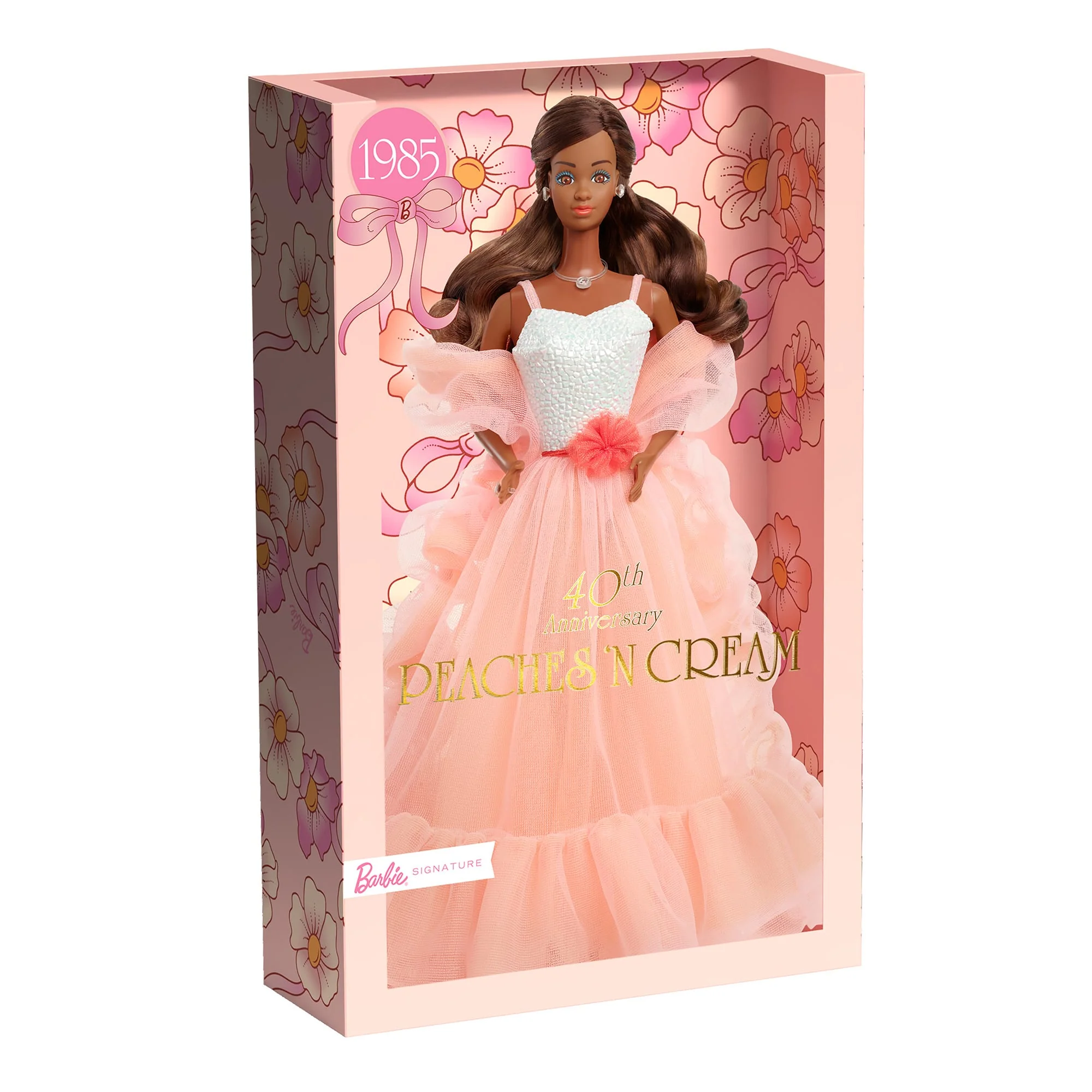 Peaches ‘n Cream Barbie Doll, Brown Hair - Image 14