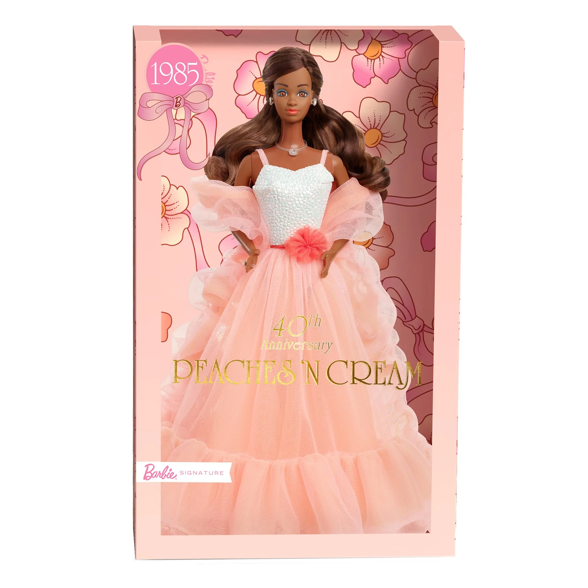 Peaches ‘n Cream Barbie Doll, Brown Hair - Image 16