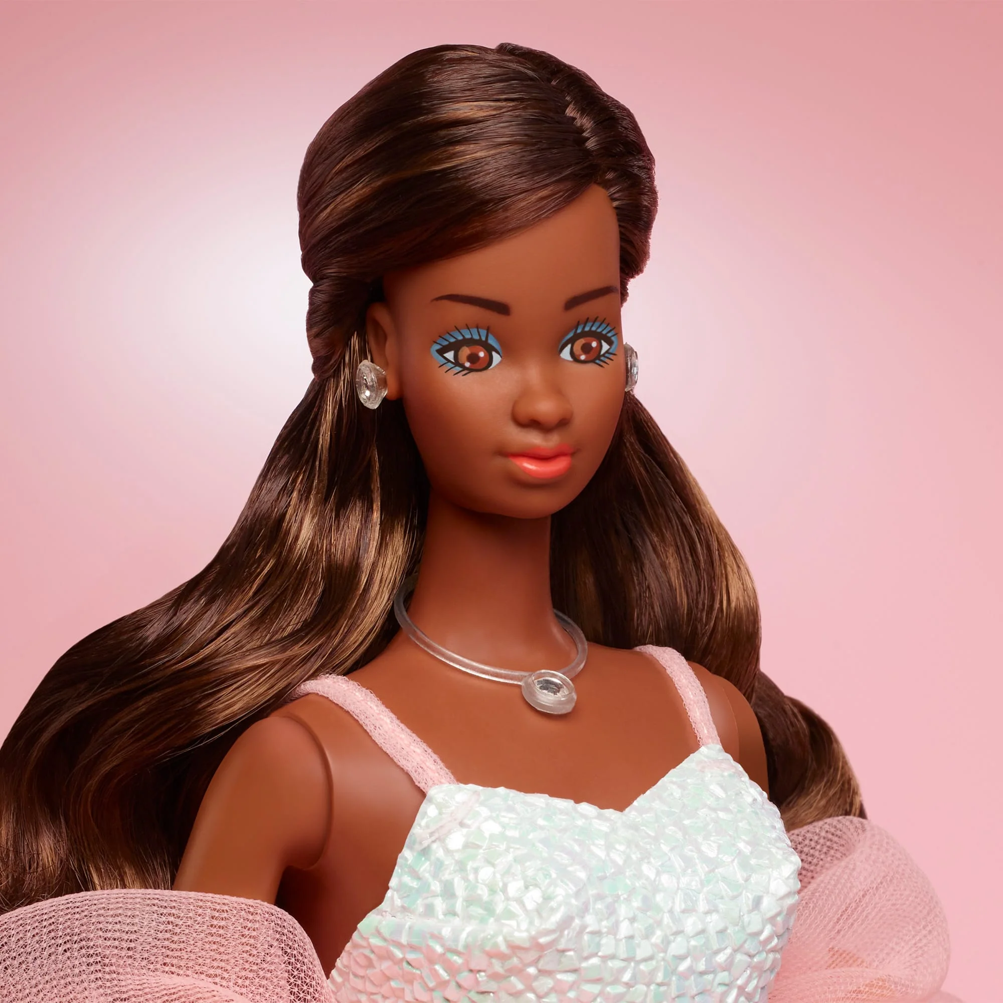 Peaches ‘n Cream Barbie Doll, Brown Hair - Image 3