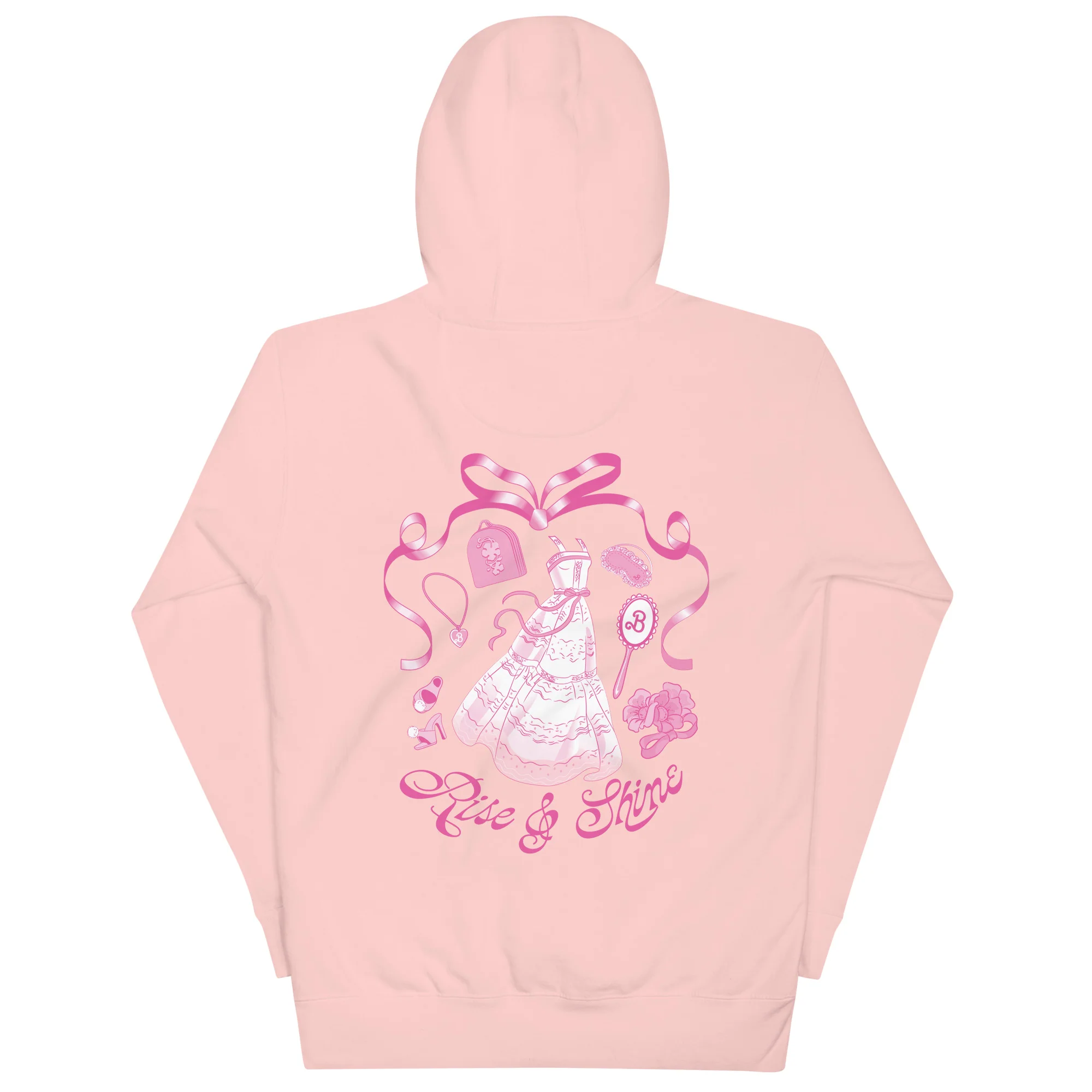 Barbie Rise and Shine Embroidered Pink Hoodie - Image 5