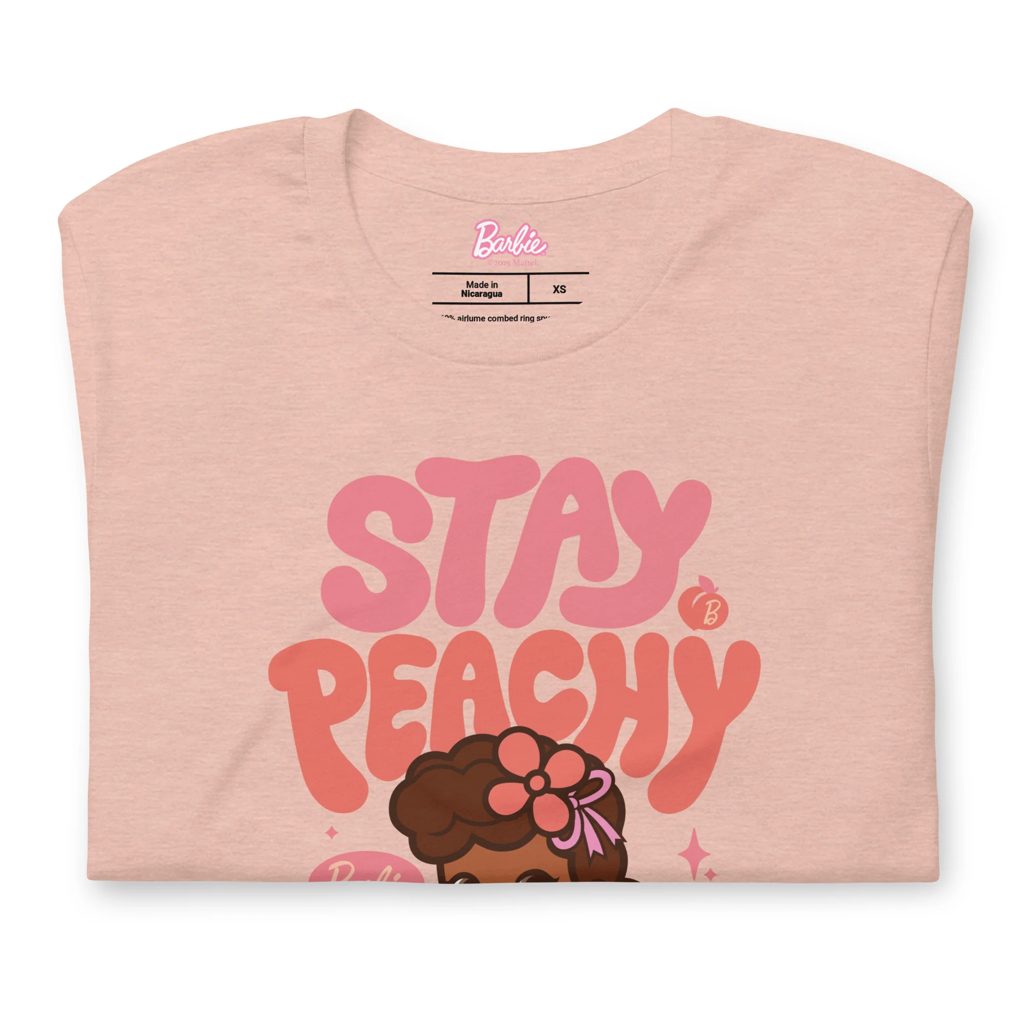 Barbie Stay Peachy Cutie Peach T-Shirt - Image 5