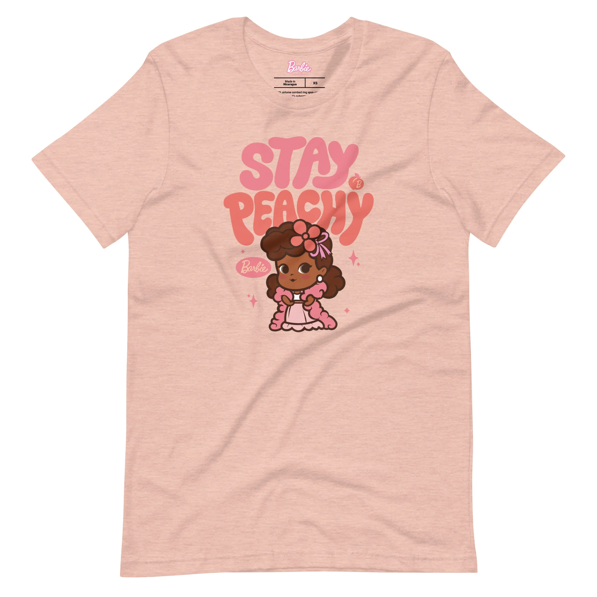 Barbie Stay Peachy Cutie Peach T-Shirt - Image 7