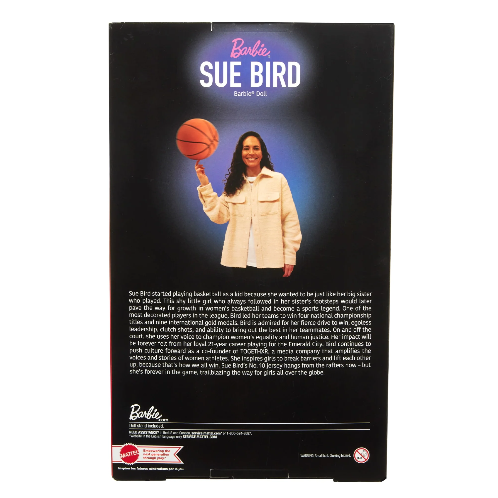 Barbie Inspiring Women Sue Bird Doll - Image 15