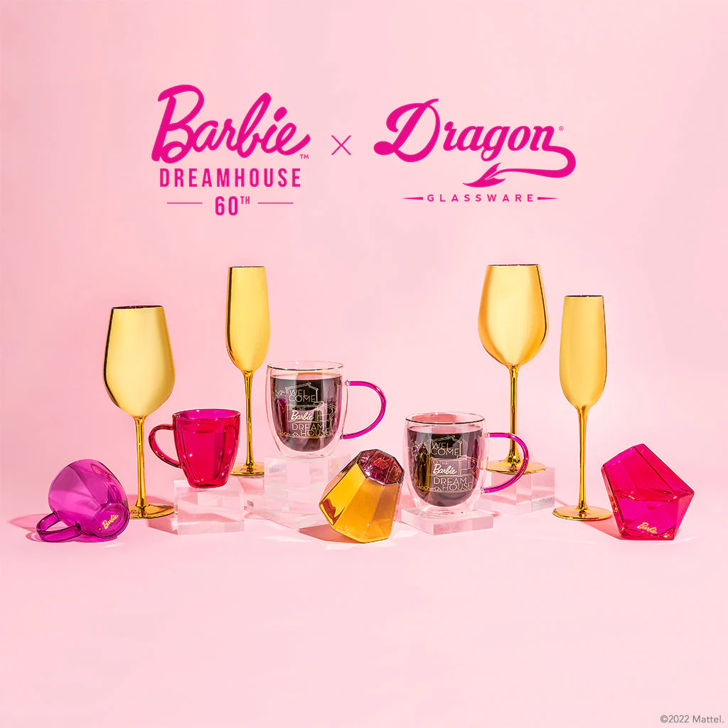 Barbie™ X Dragon Glassware® Dreamhouse™ Espresso Cups - Image 10