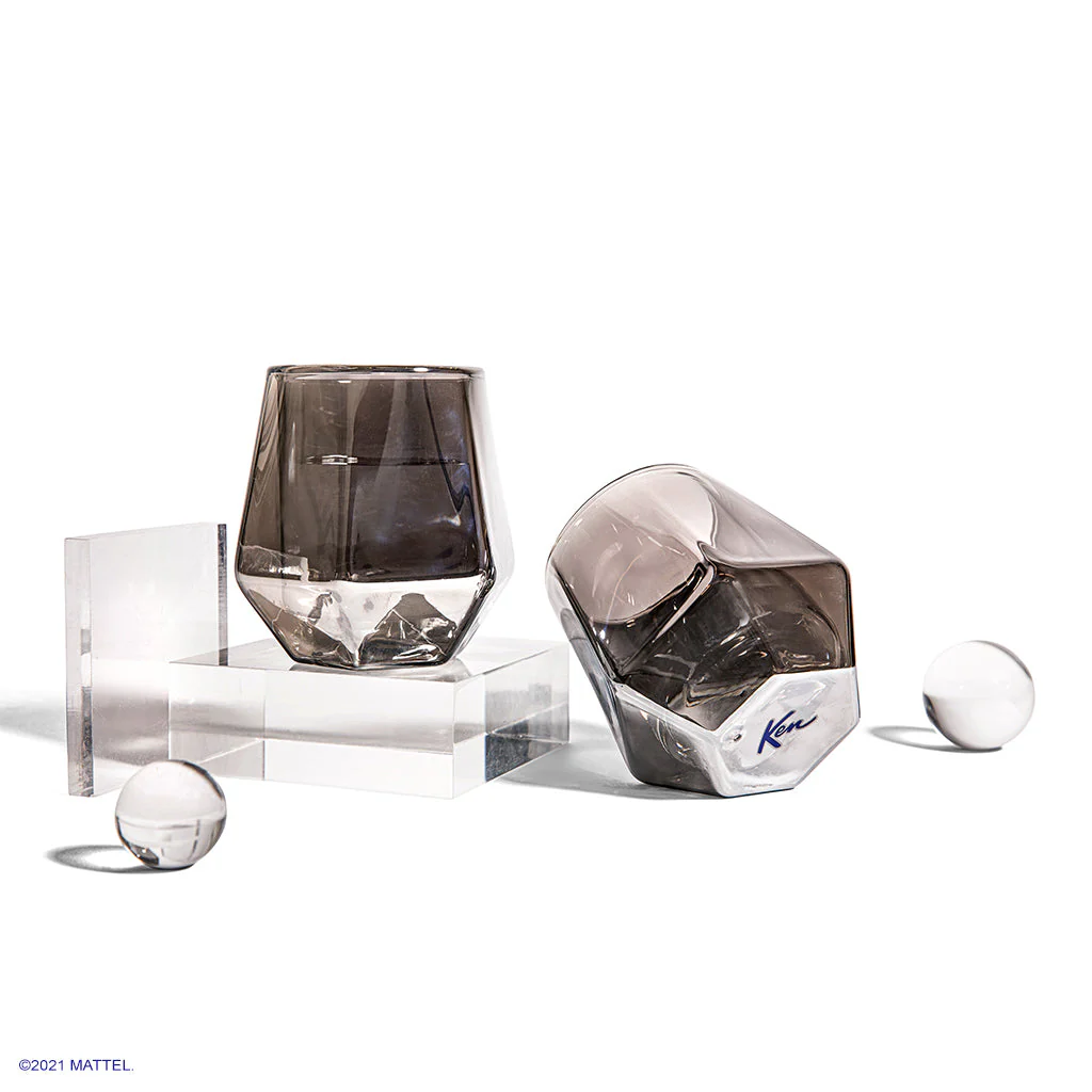 Barbie™ X Dragon Glassware® Ken™ Whiskey Glasses - Image 7