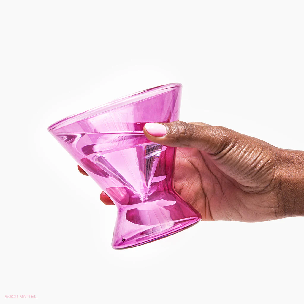 Barbie™ X Dragon Glassware® Stemless Martini Glasses - Image 13