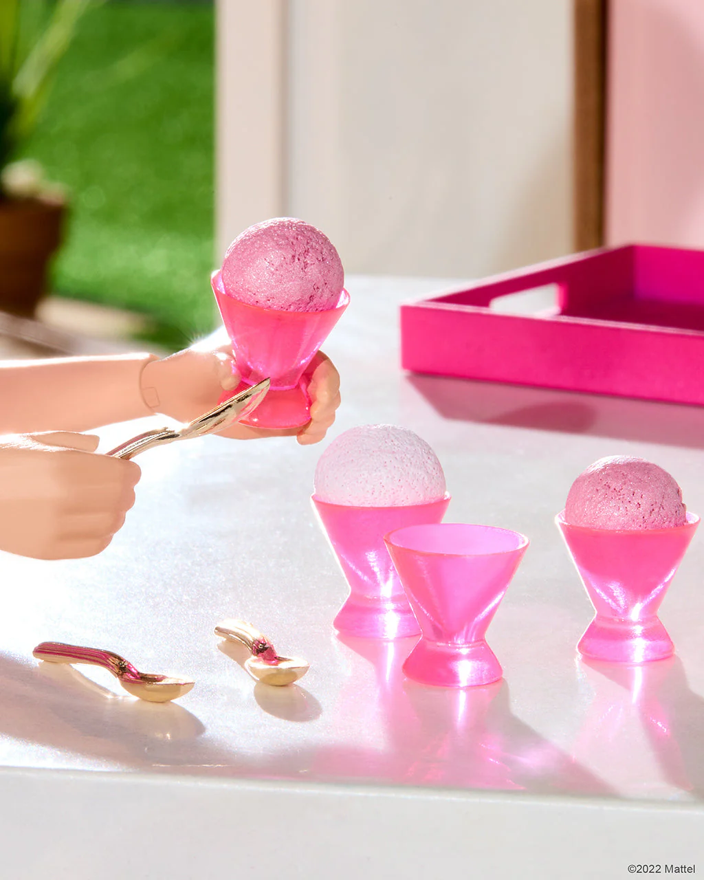 Barbie™ X Dragon Glassware® Stemless Martini Glasses - Image 16