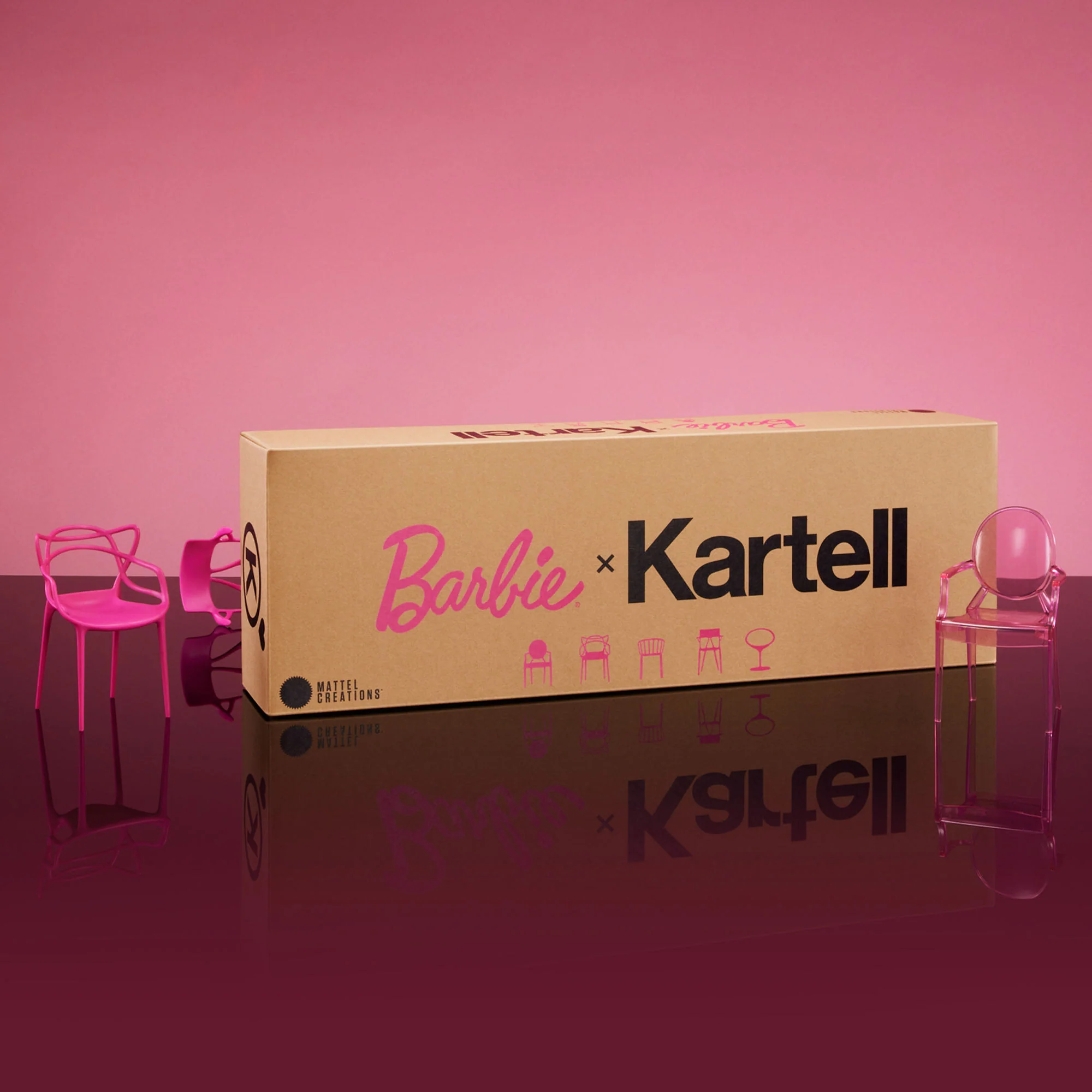 Barbie x Kartell 5-Piece Doll-Sized Chair Set - Image 11