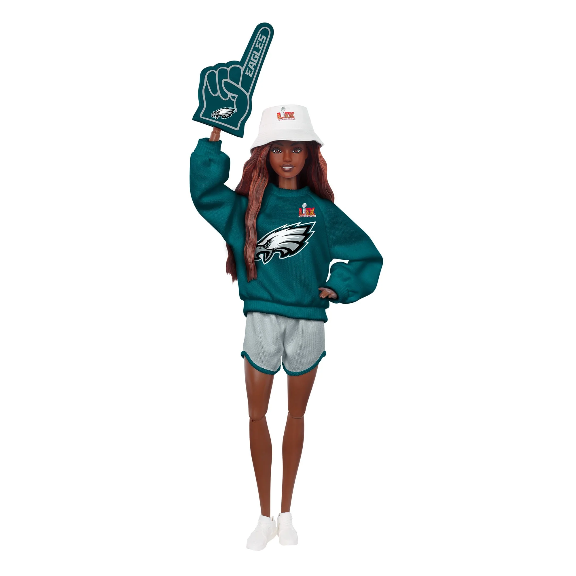 Barbie x Super Bowl Eagles Doll 1 - Image 4