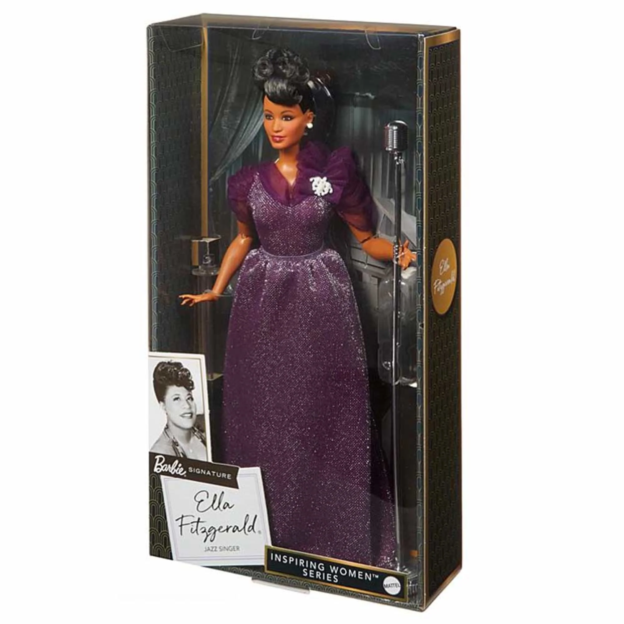 Ella Fitzgerald Barbie Inspiring Women Doll - Image 11