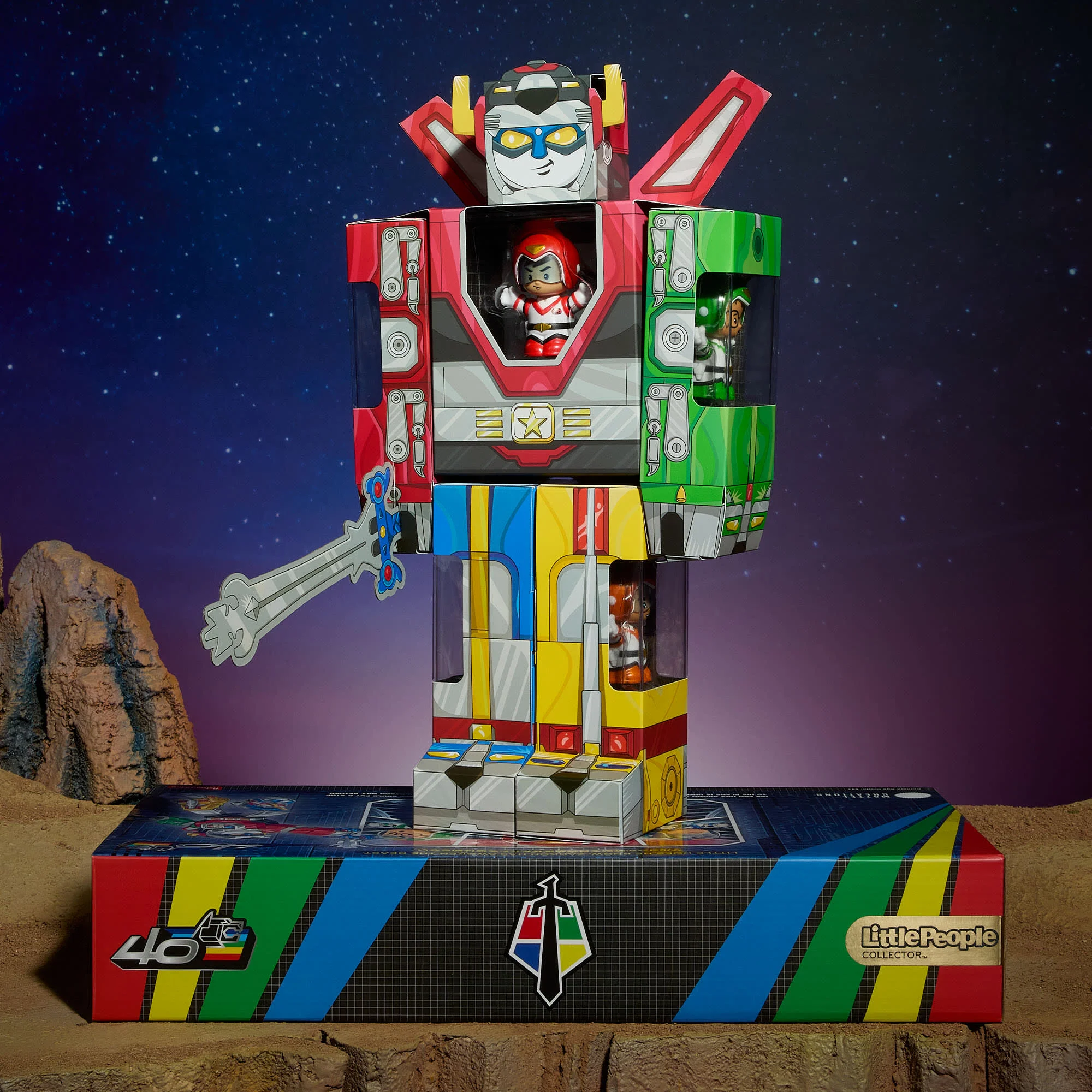 Little People Collector Voltron 40th Anniversary Gold Label Set - Image 3