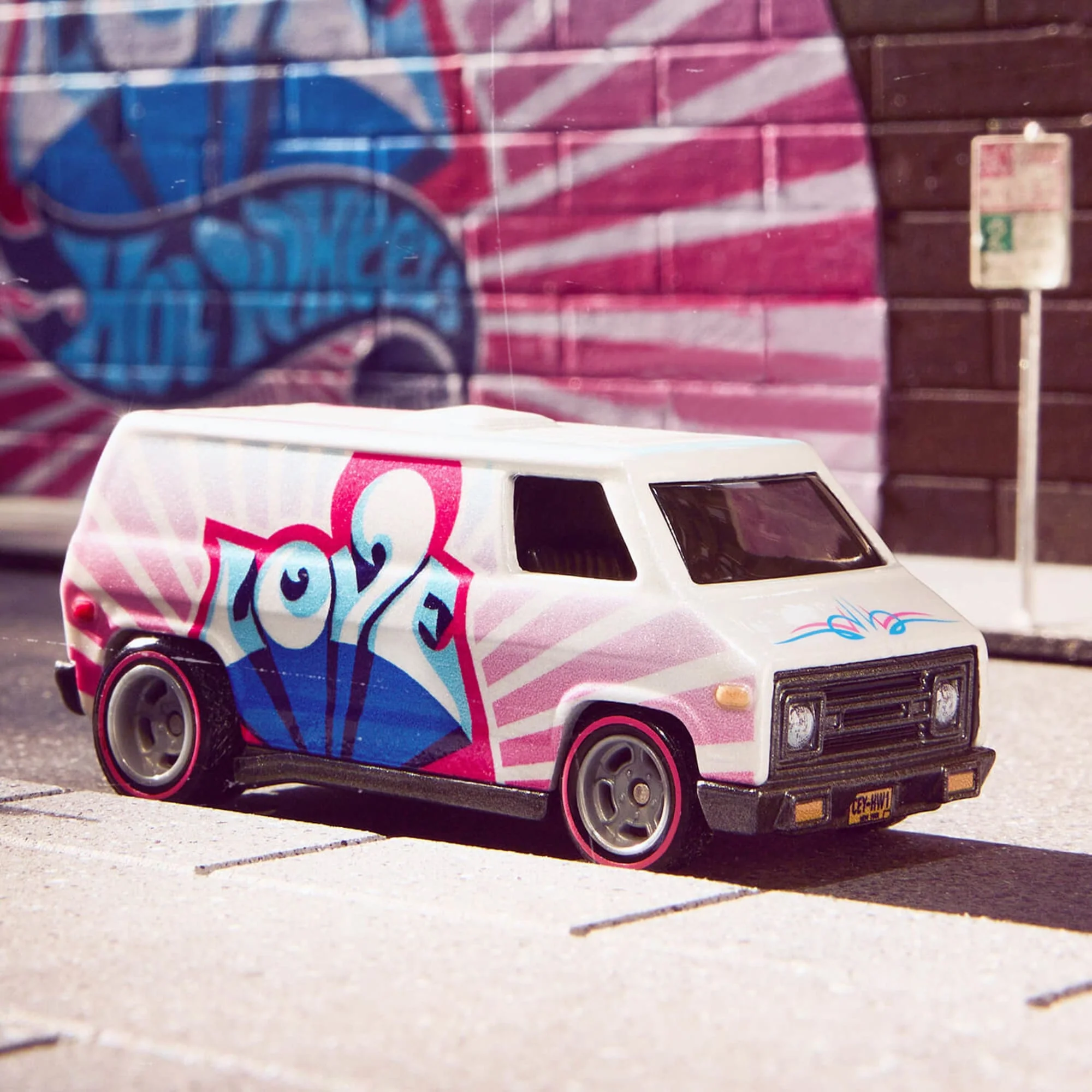Hot Wheels Cey Adams “LOVE” 70’s Van - Image 2