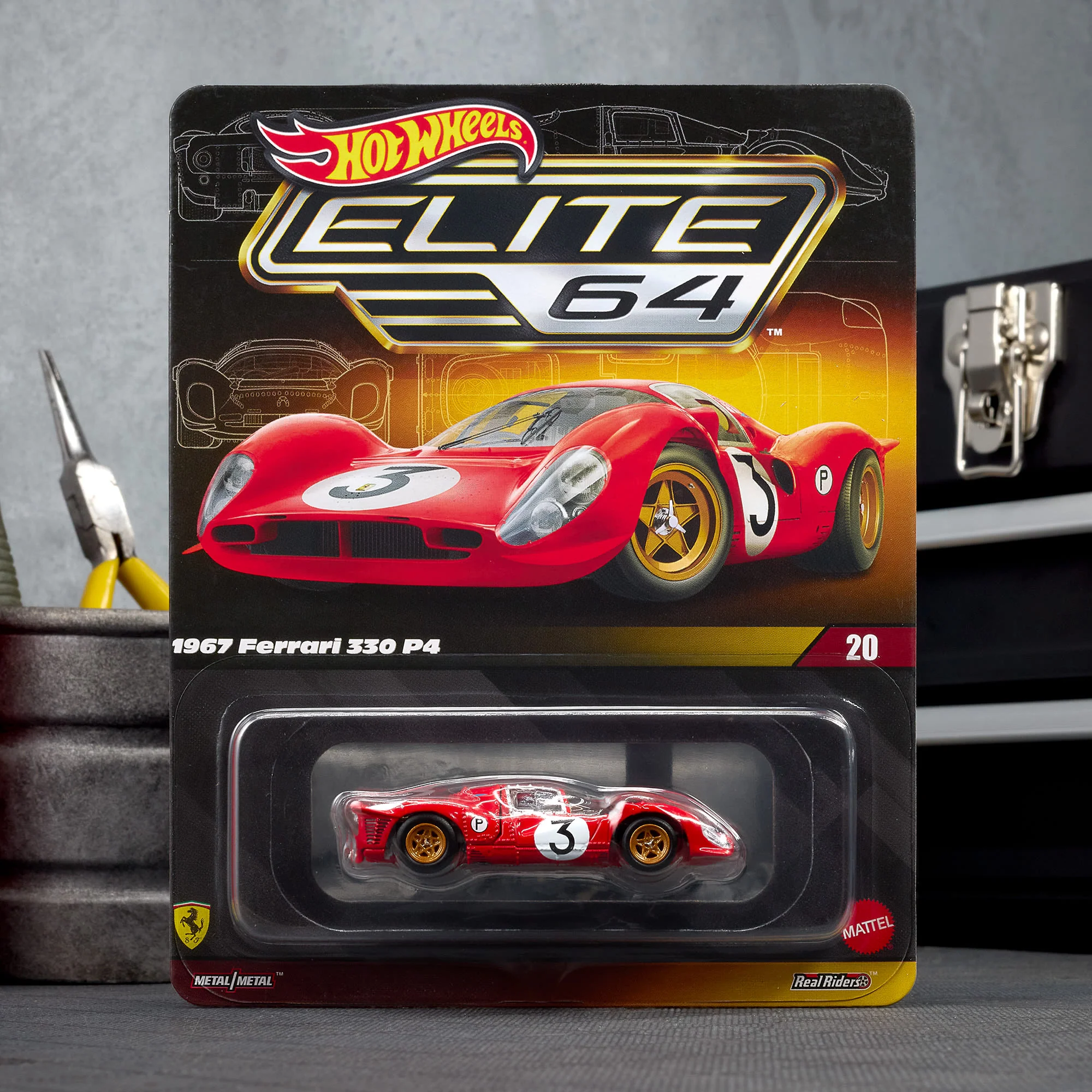Hot Wheels Elite 64 1967 Ferrari 330 P4 - Image 16