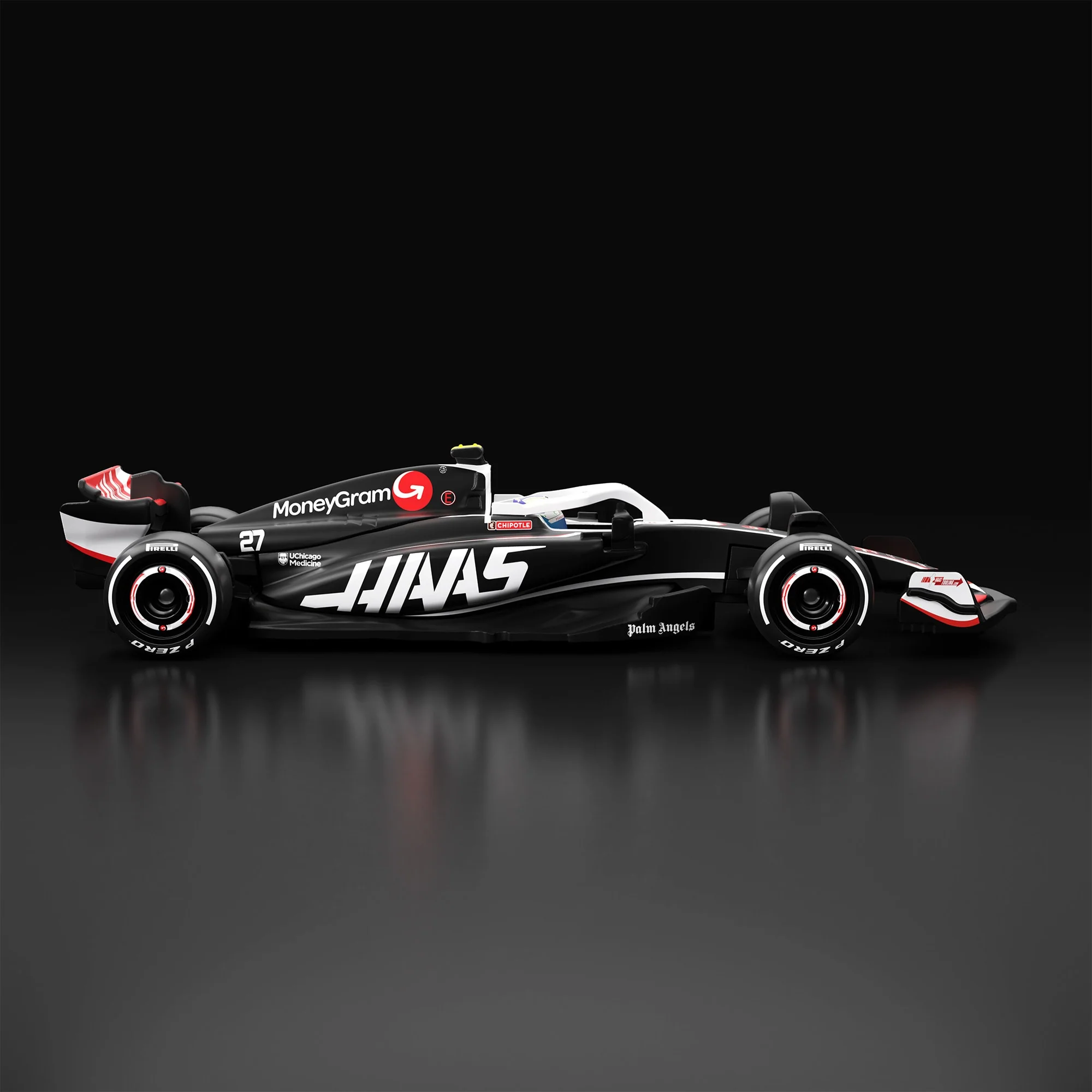 Hot Wheels F1 Series: 2024 MoneyGram Haas F1 Team VF-24 Car #27 - Image 4