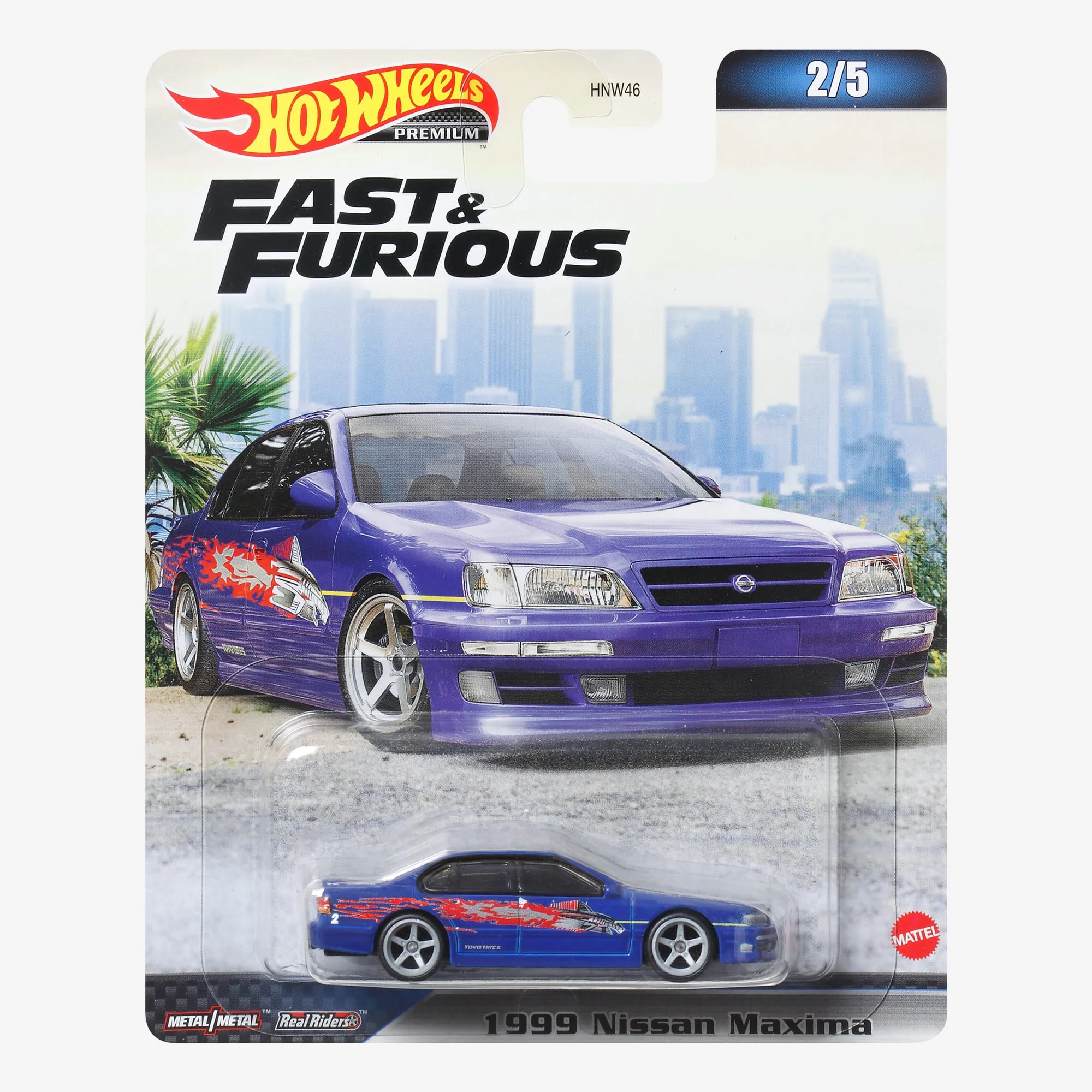 Hot Wheels Fast & Furious Collector Cars, 1999 Nissan Maxima - Image 5