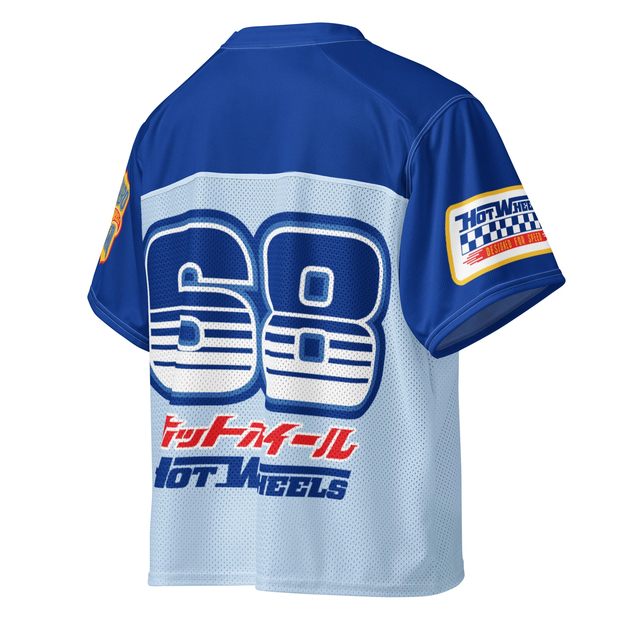 Hot Wheels in Kanji Blue Boxy Jersey - Image 2