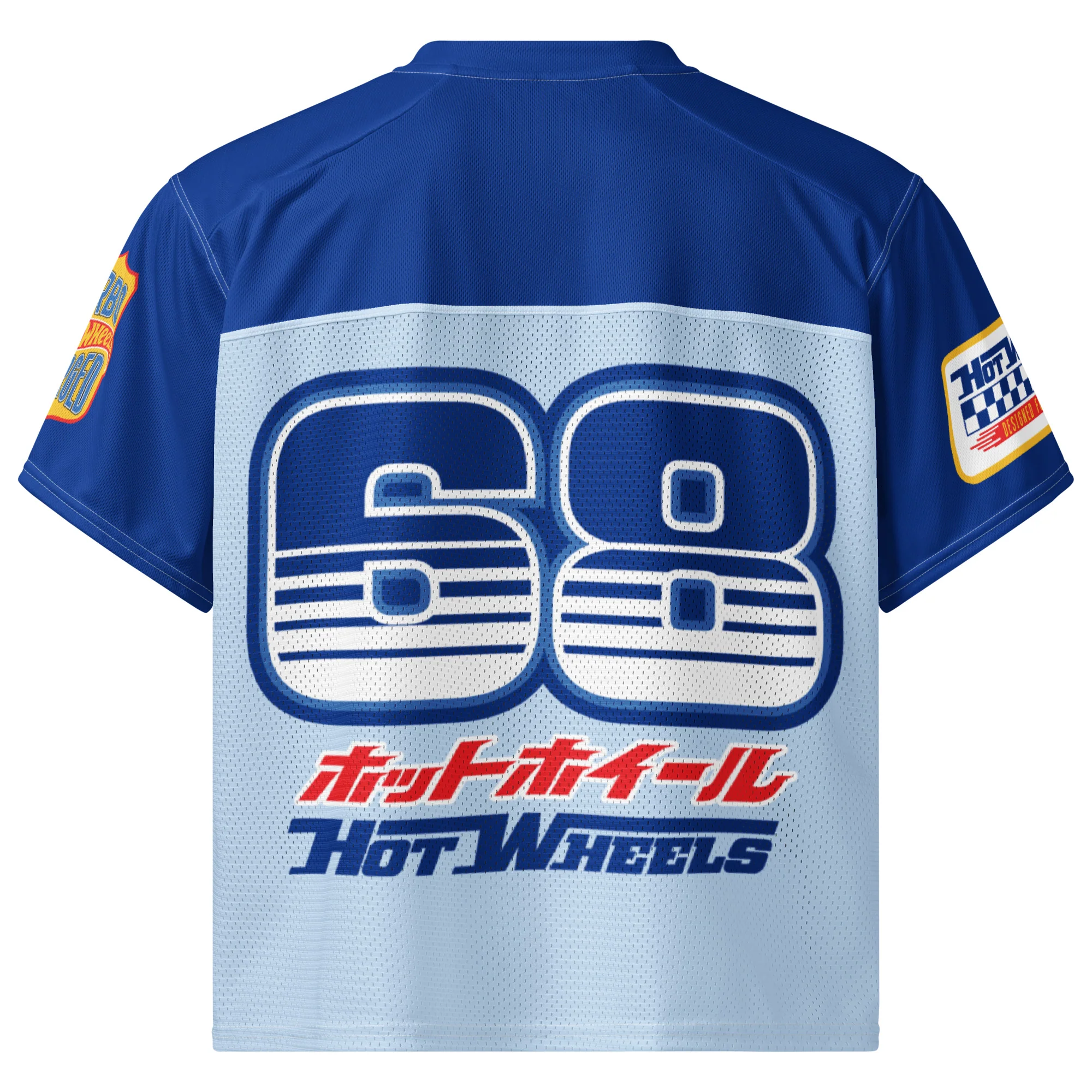 Hot Wheels in Kanji Blue Boxy Jersey - Image 5