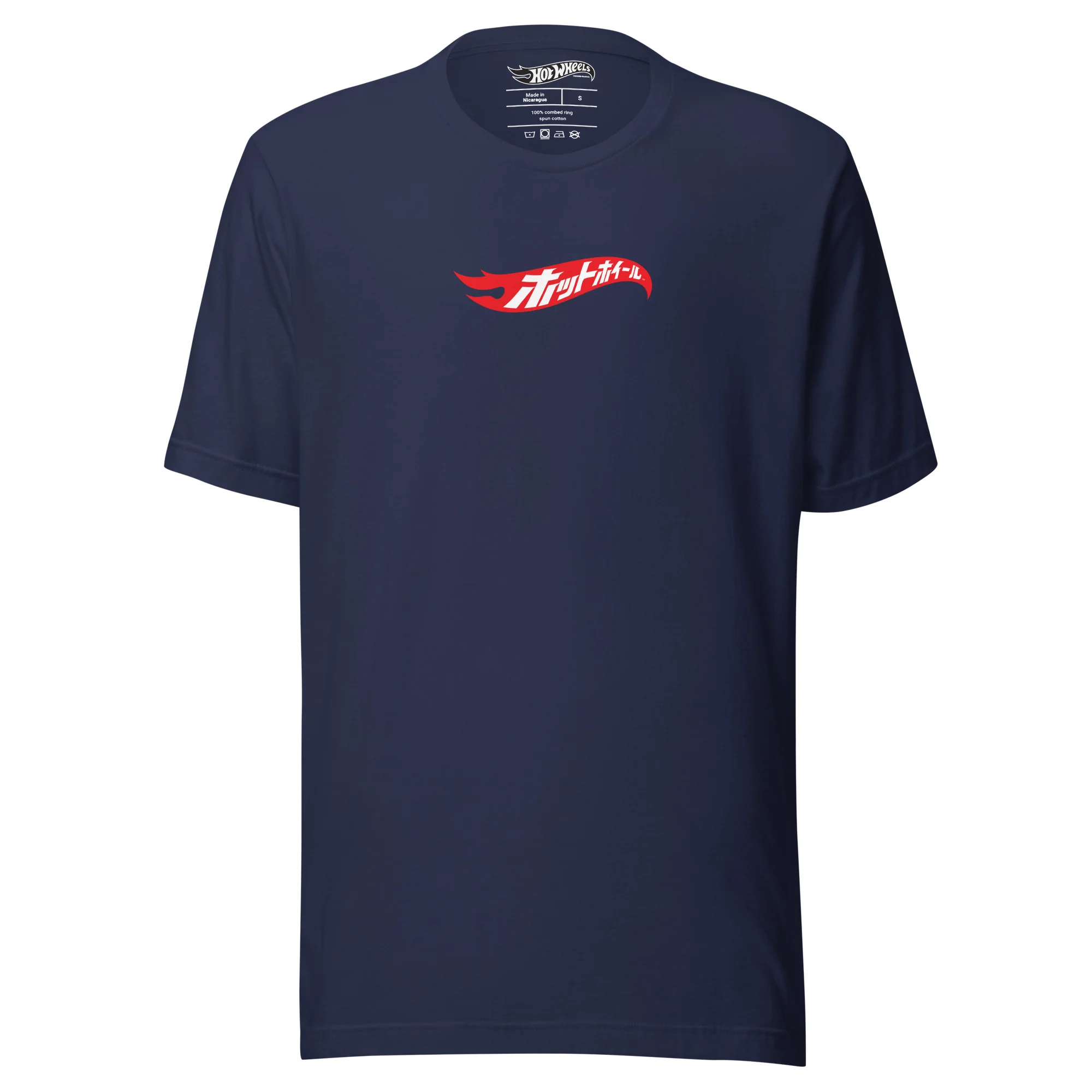 Hot Wheels in Kanji Navy T-Shirt - Image 5