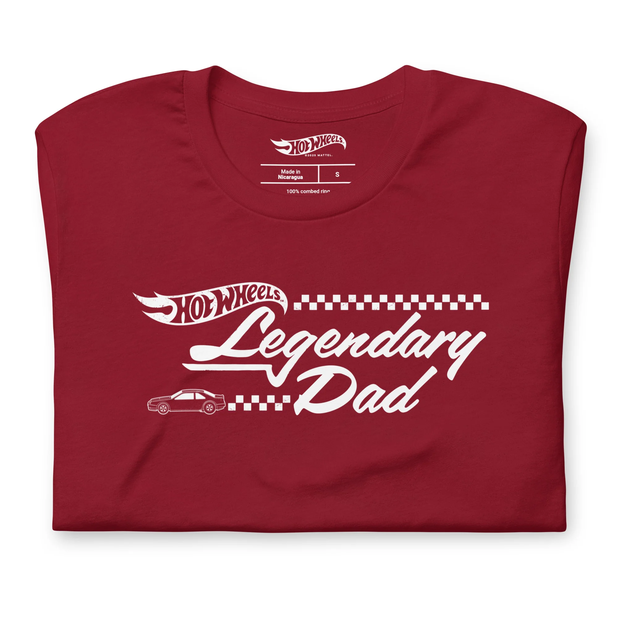Hot Wheels Legendary Dad Red T-Shirt - Image 5