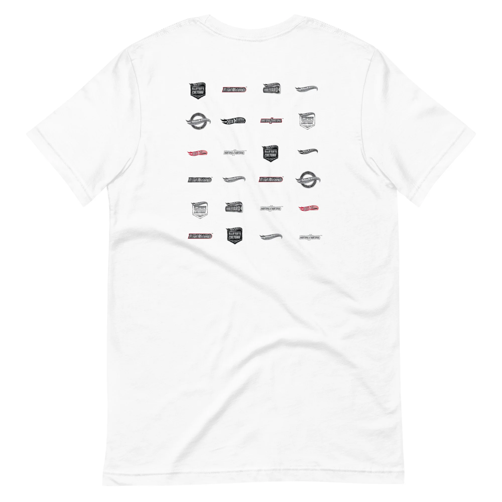 Hot Wheels Logos White T-Shirt - Image 9