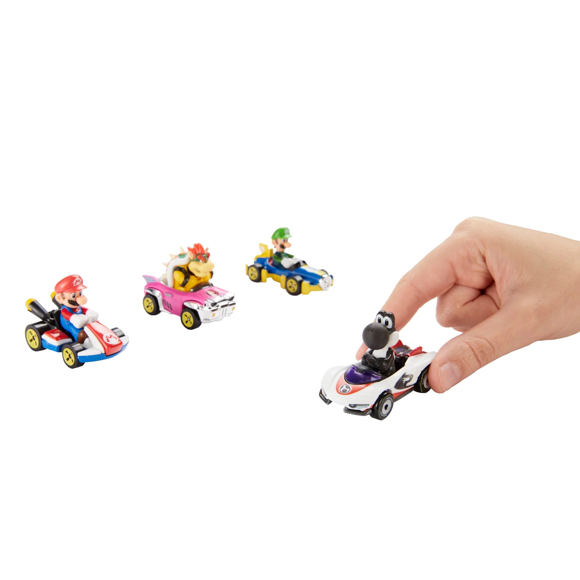 Hot Wheels Mario Kart Characters and Die-Cast Kart Vehicles, Set of 4 - Image 5