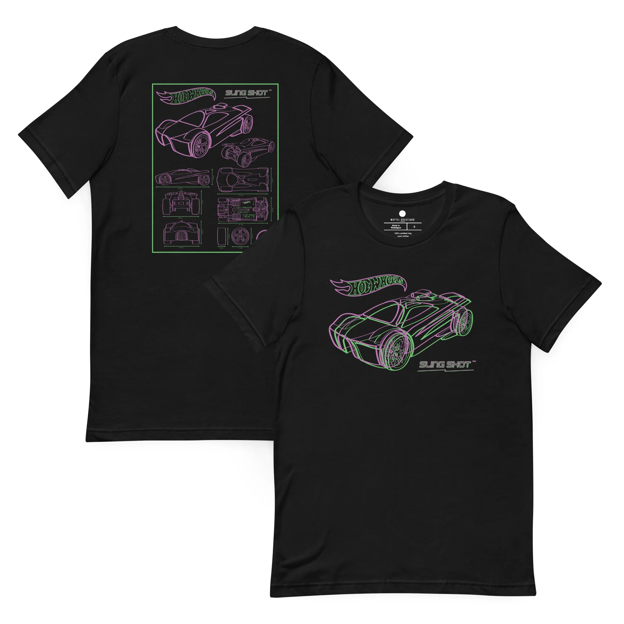 Hot Wheels MC Revealed Fan-Designed Black T-Shirt - Image 2