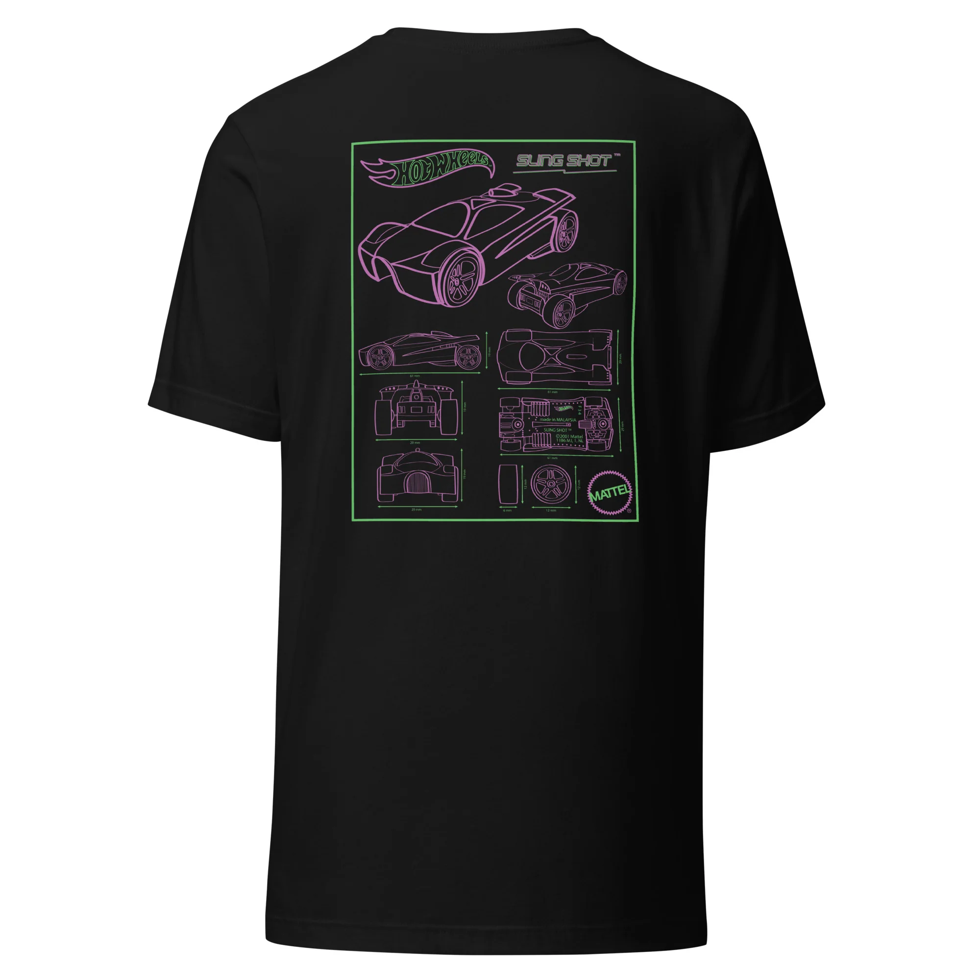 Hot Wheels MC Revealed Fan-Designed Black T-Shirt - Image 8