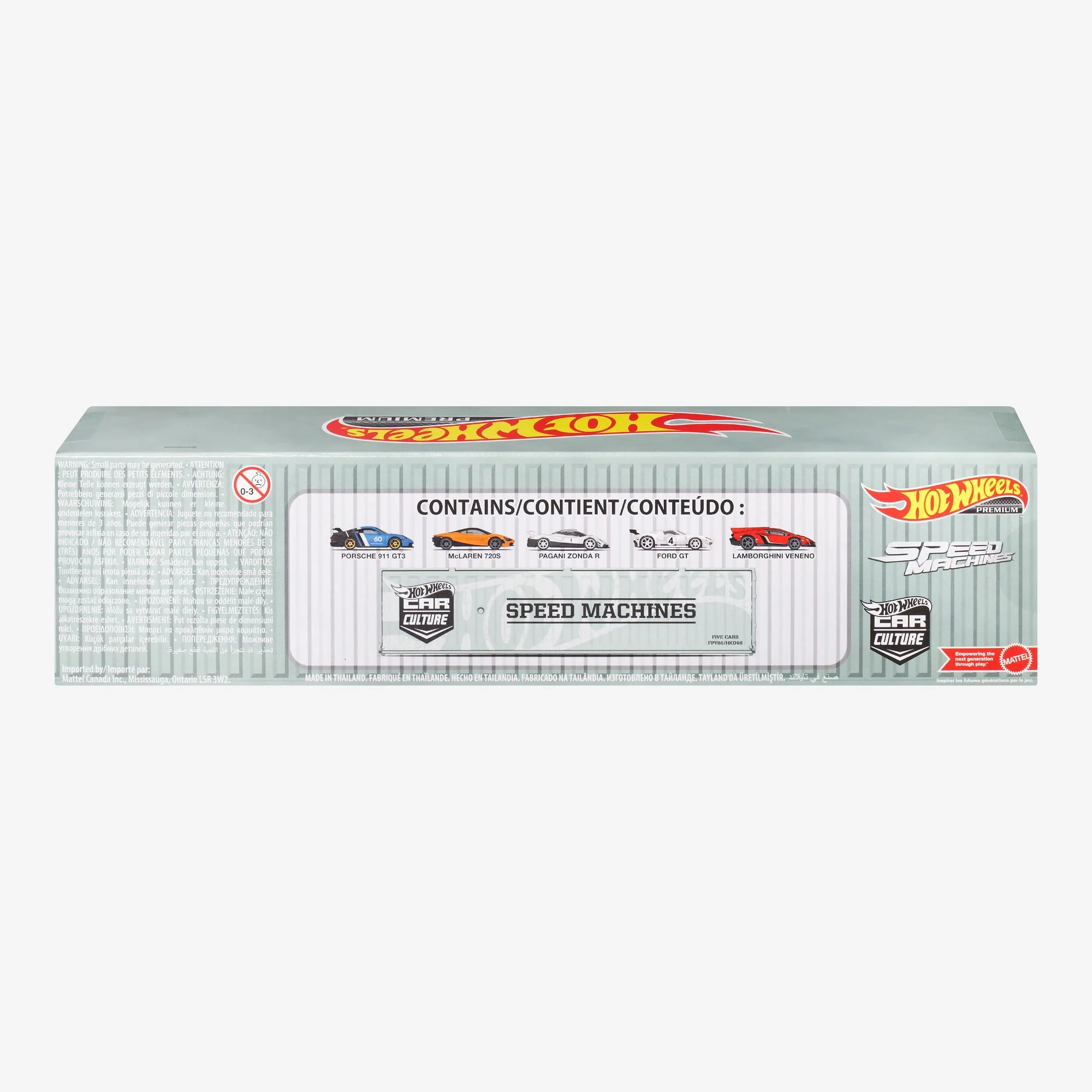 Hot Wheels Premium Car Culture Speed Machines Container Set - Image 5