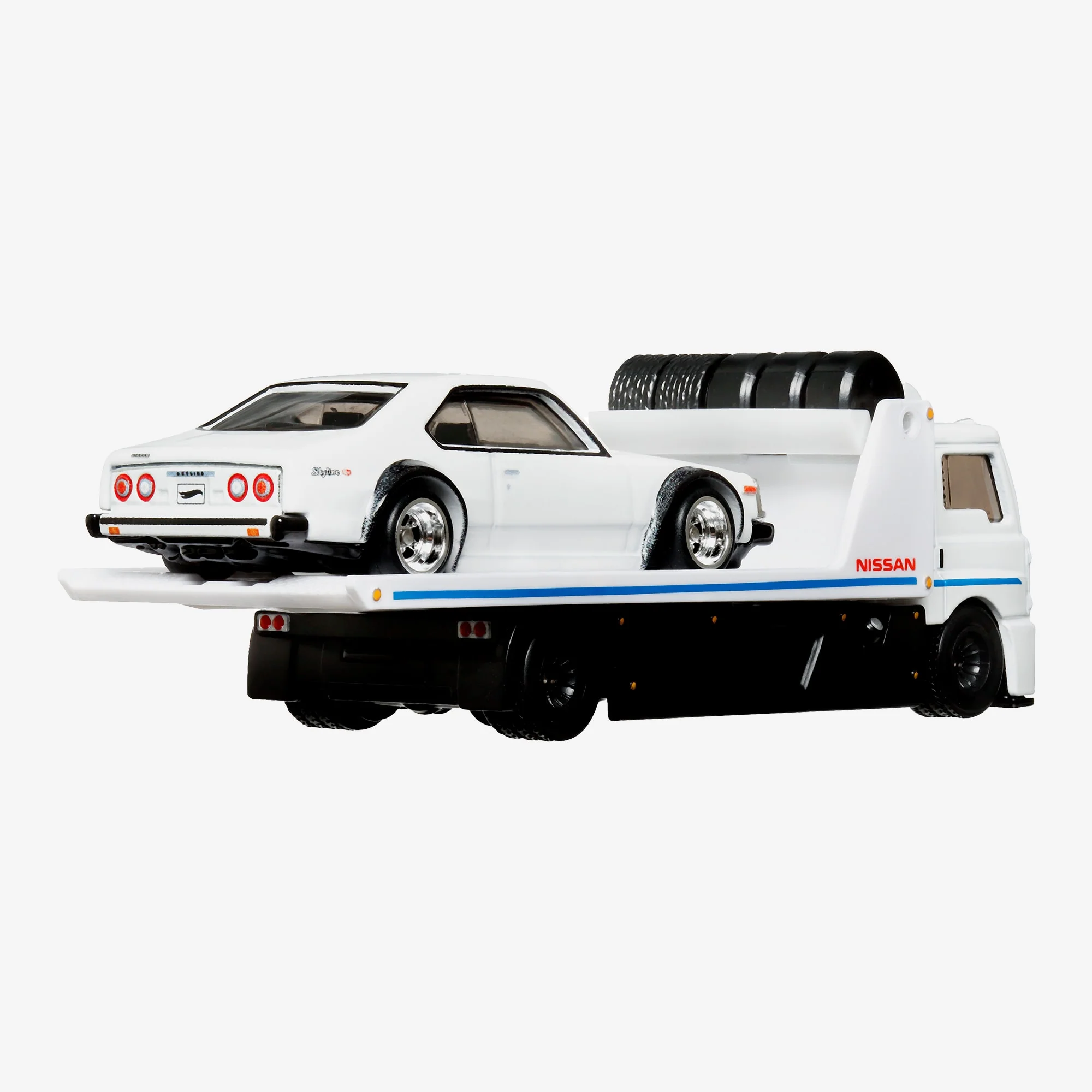 Hot Wheels Premium Collector Set, 3 Nissan Skyline Cars & 1 Transporter - Image 10