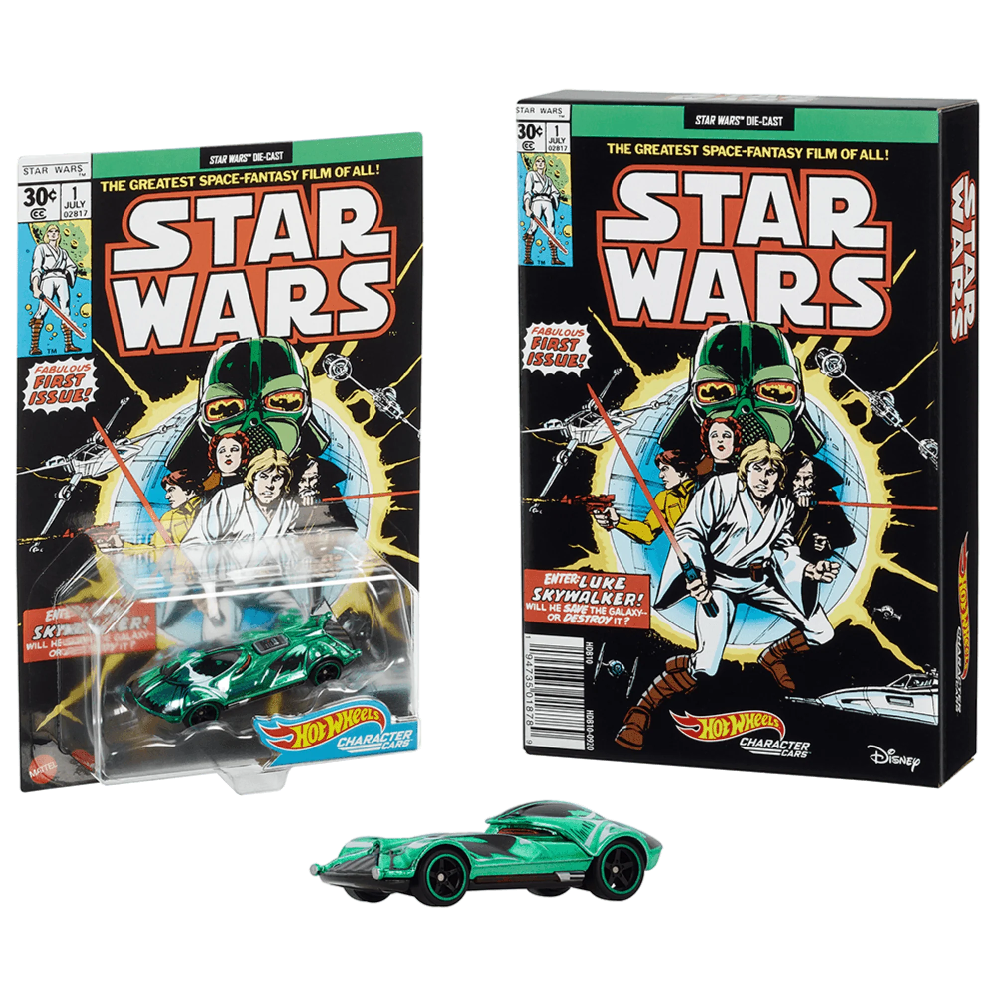 HOT WHEELS STAR WARS Green DARTH VADER - Image 2