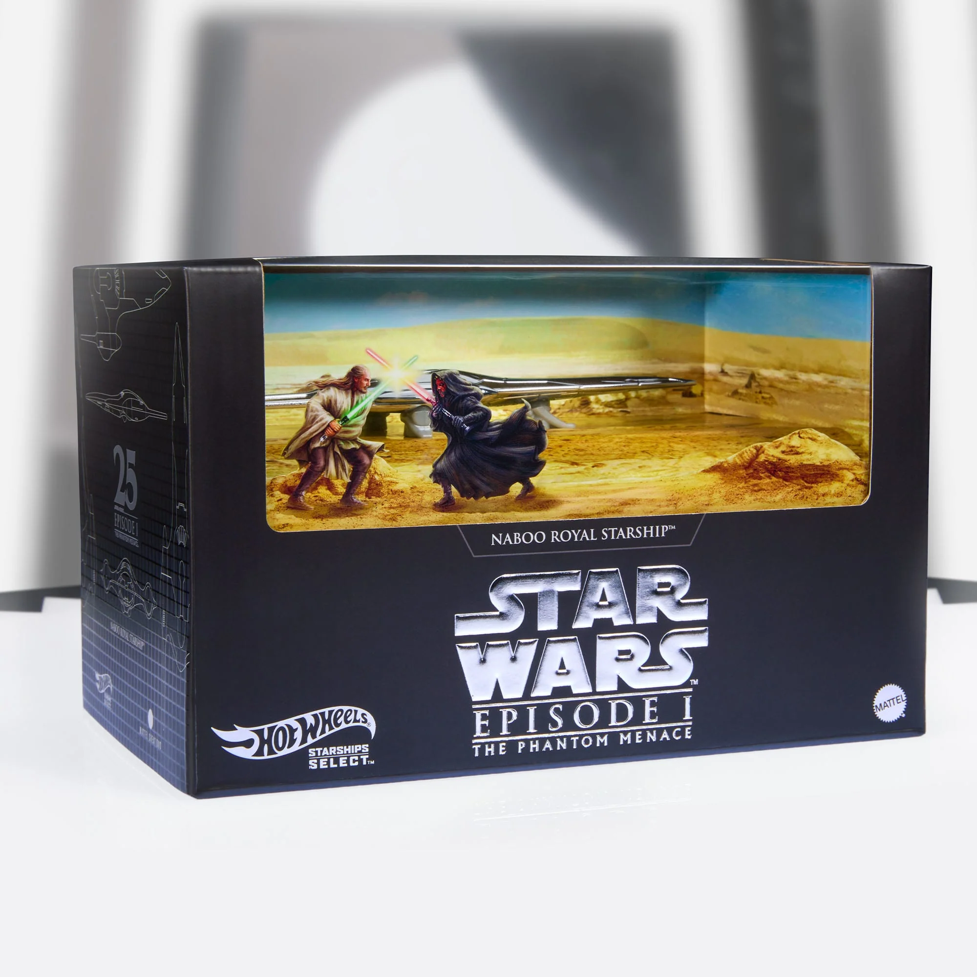 Hot Wheels STAR WARS Starships Select Royal Naboo Starship - Image 3