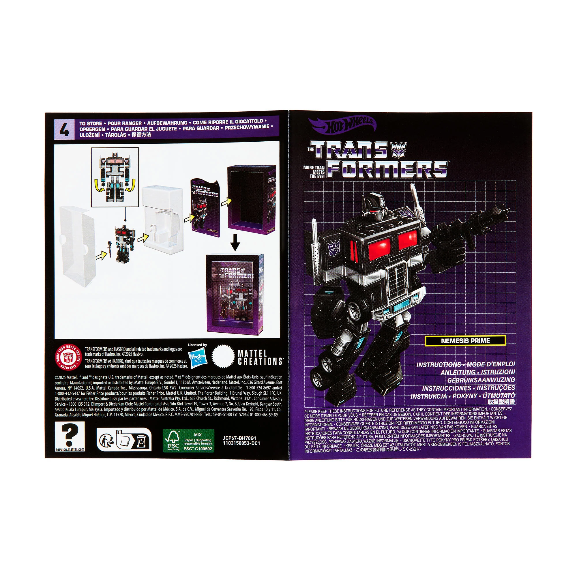 Hot Wheels Transformers Nemesis Prime - Image 21
