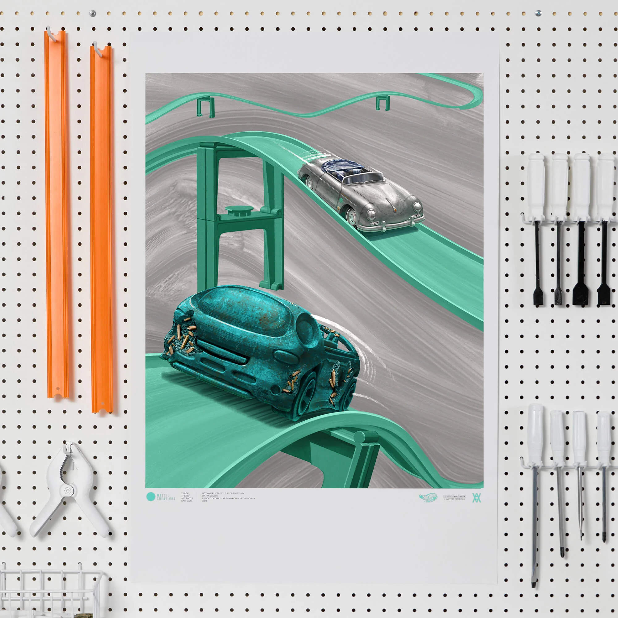 Hot Wheels x Daniel Arsham Legends Archive Lap 2 Poster