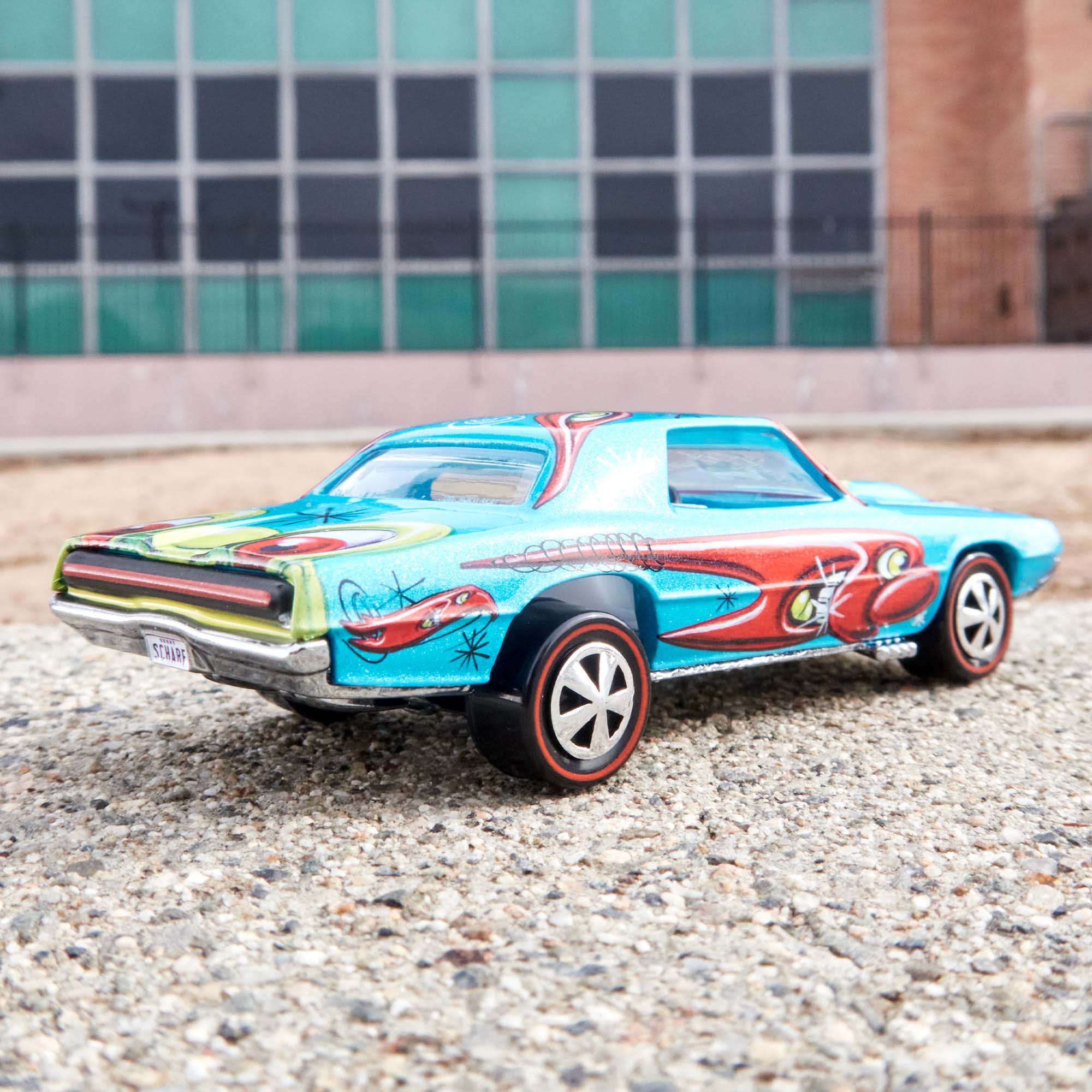 Hot Wheels x Kenny Scharf Signed Custom T-Bird - Image 4