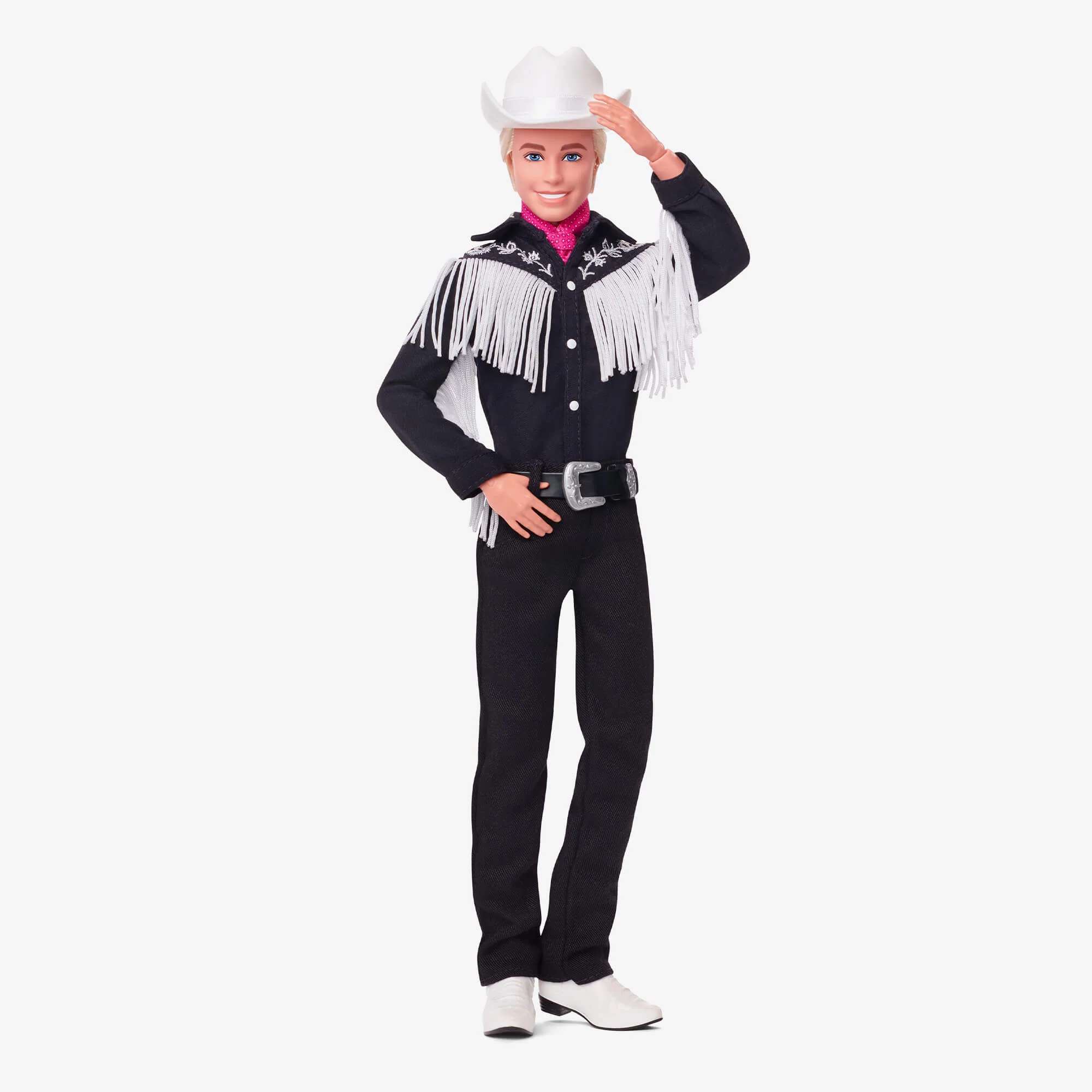 Ken Doll in Black and White Western Outfit – Barbie The Movie - Image 3